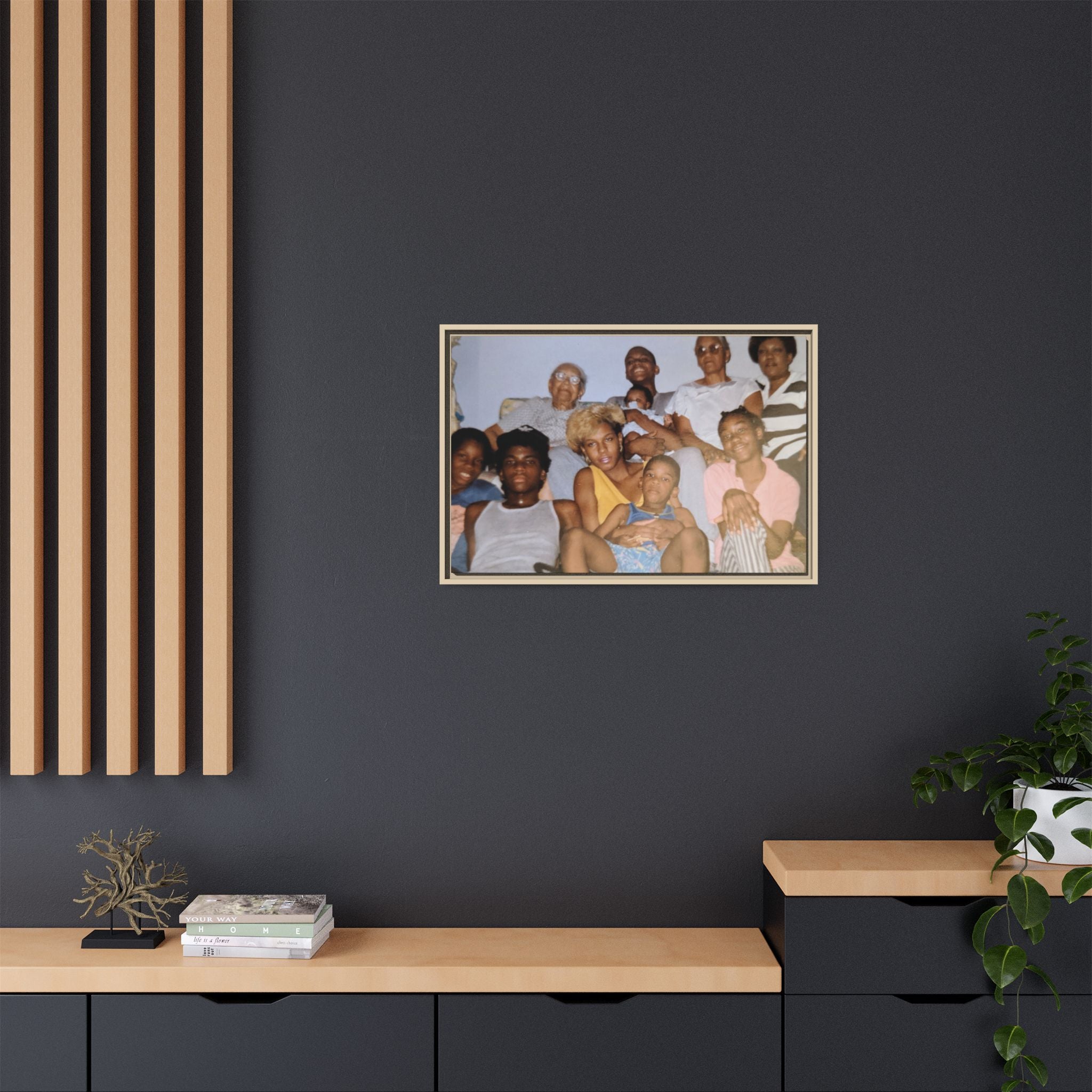 Ccustomizable Framed Canvas — Horizontal Matte Wall Art