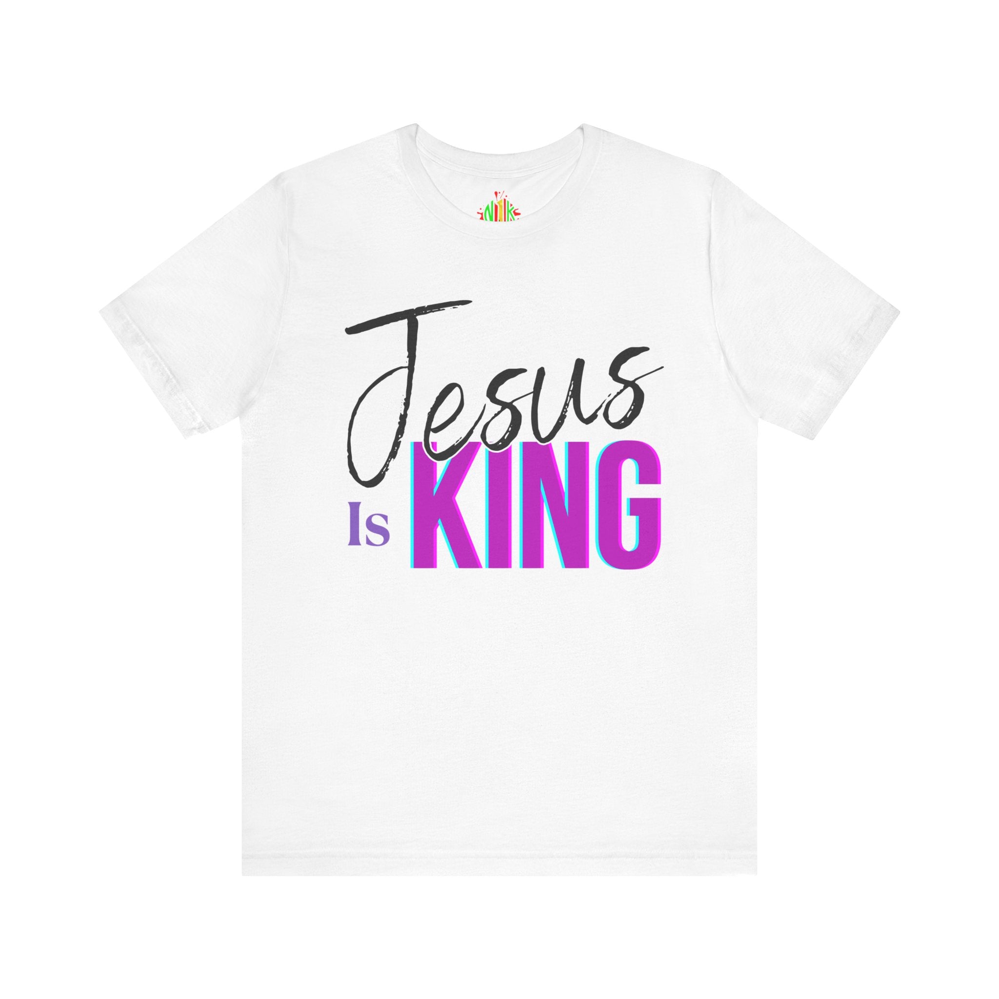 Faith-Inspired Unisex Tee | Jesus Is King Graphic T-Shirt, Christian AT-ShirtJesus Is King