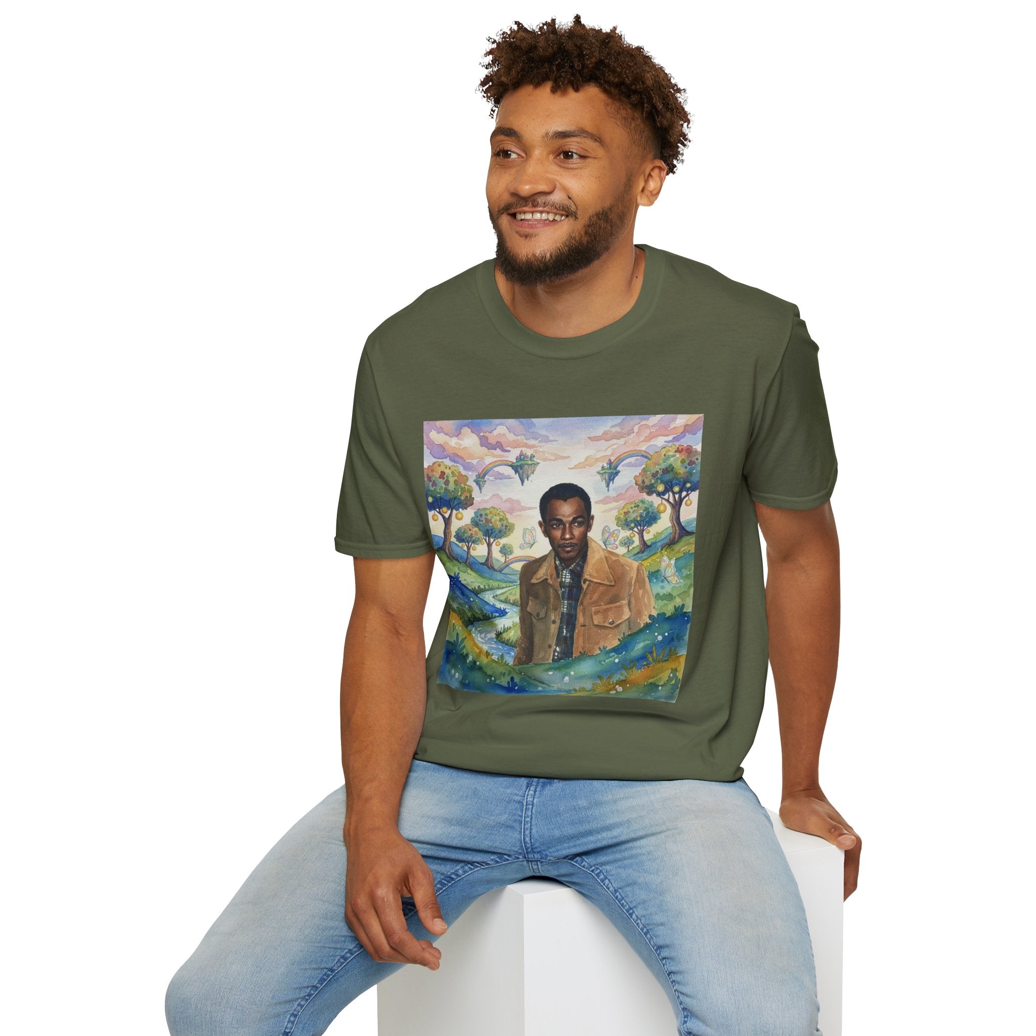 Todd Another Customized Smile Portrait Tee Graphic T-Shirt