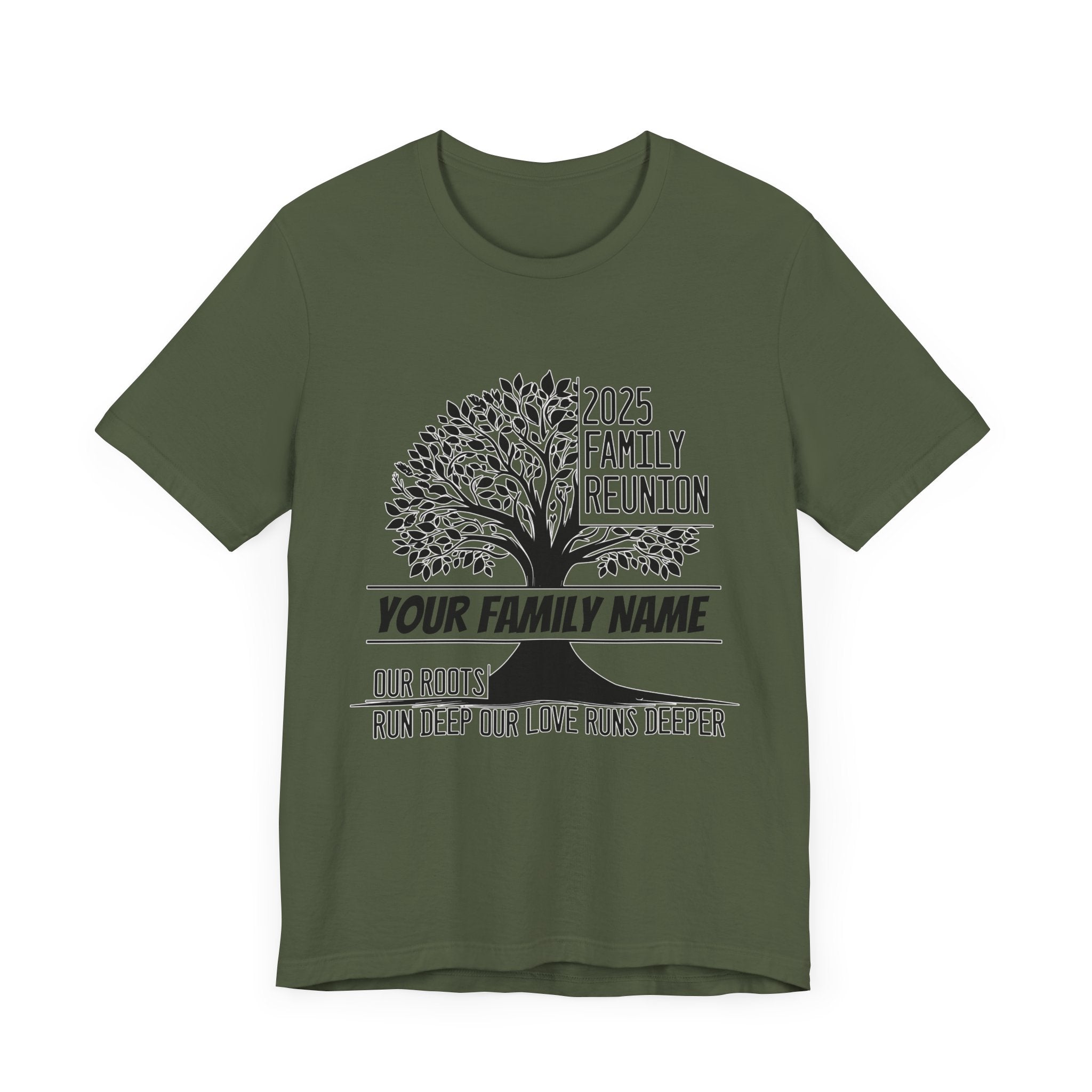 Family Reunion T-Shirt, Family Event Tee, 2025 Reunion Apparel, Unity Shirt, Love & Roots Design, Gift for Family Gatherings
