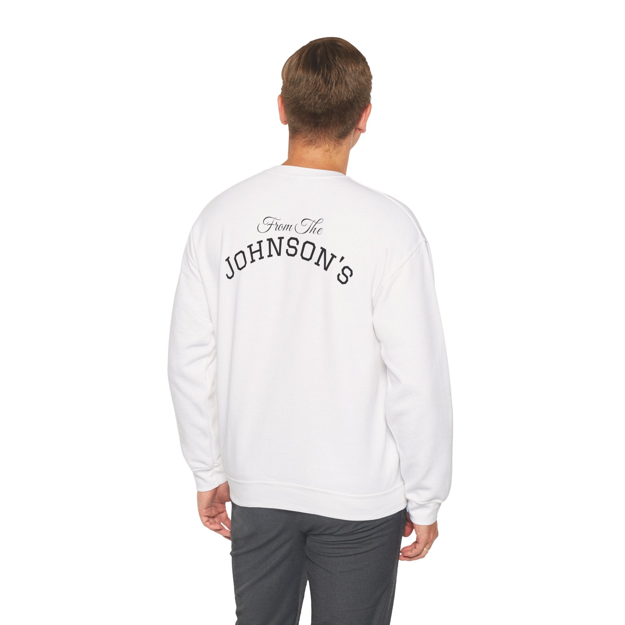 Merry Christmas Personalized Family Name Sweatshirt