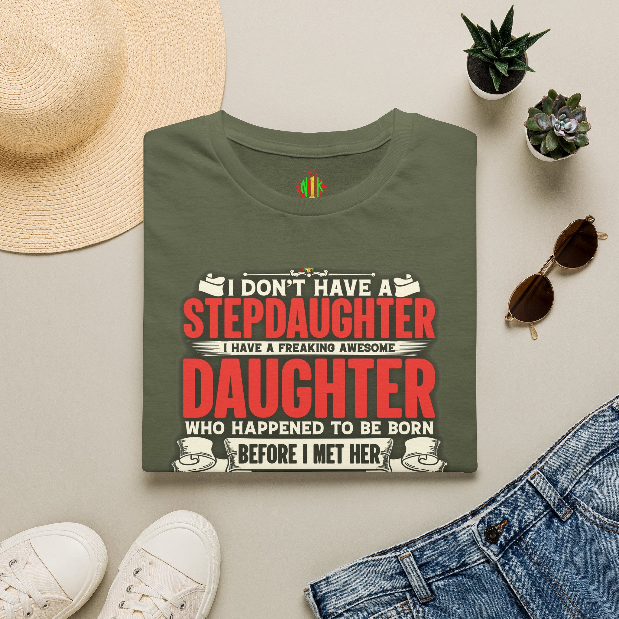The love of a stepdaughter from a Stepfather Short Sleeve Tee