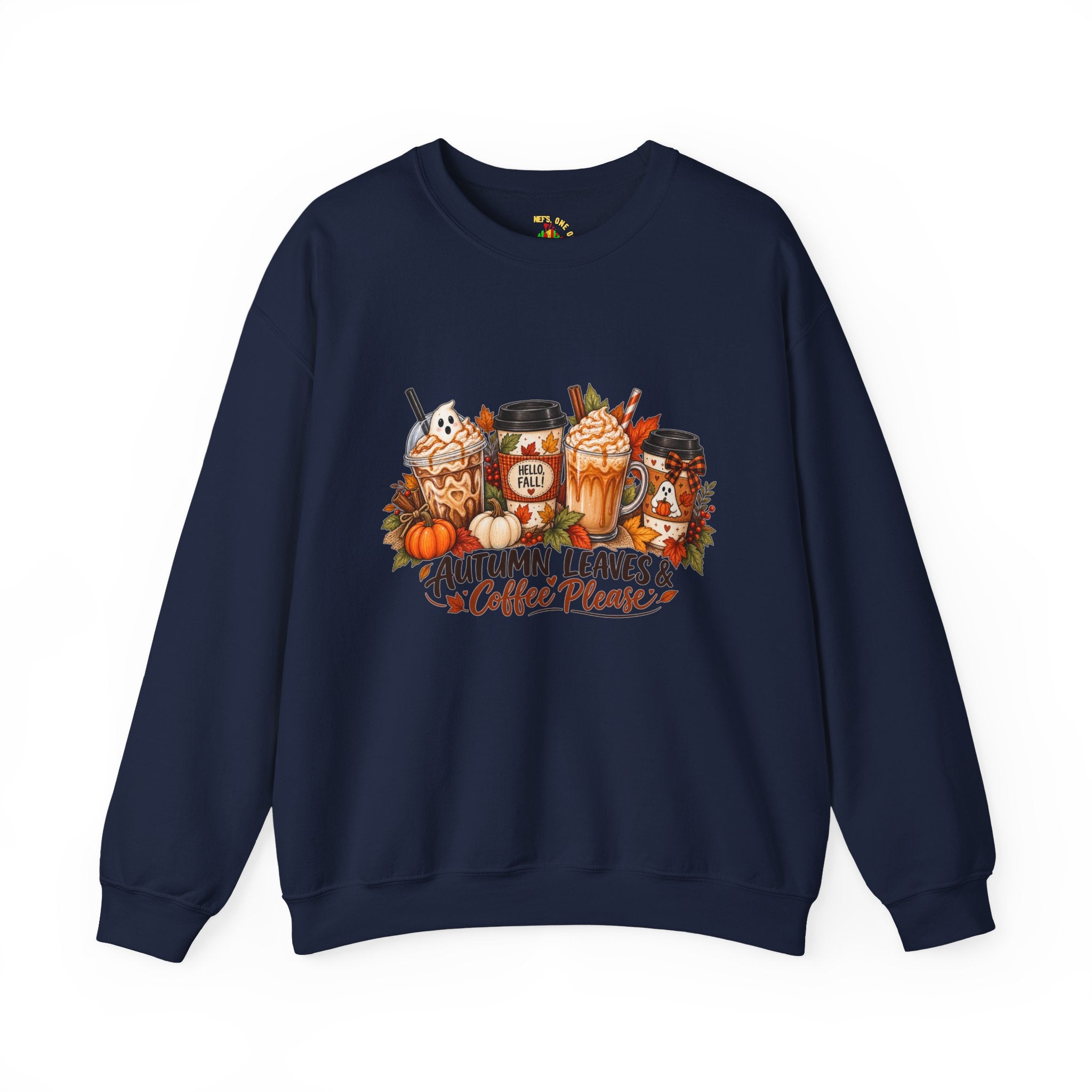 Autumn Leaves & Coffee Please Sweatshirt