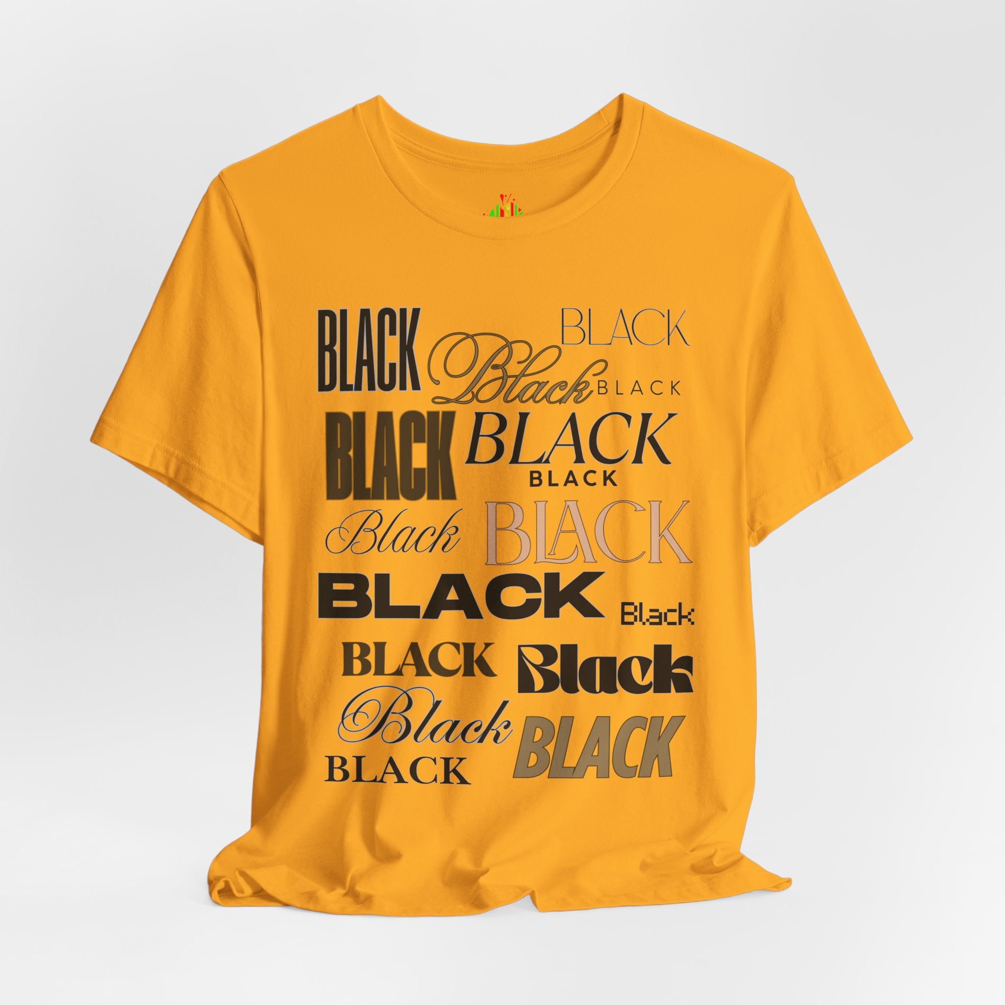 Black Text Unisex Tee, Casual Graphic T-Shirt for Fashion Lovers, Perfect Gift for All Occasions, Streetwear Style, Trendy Top