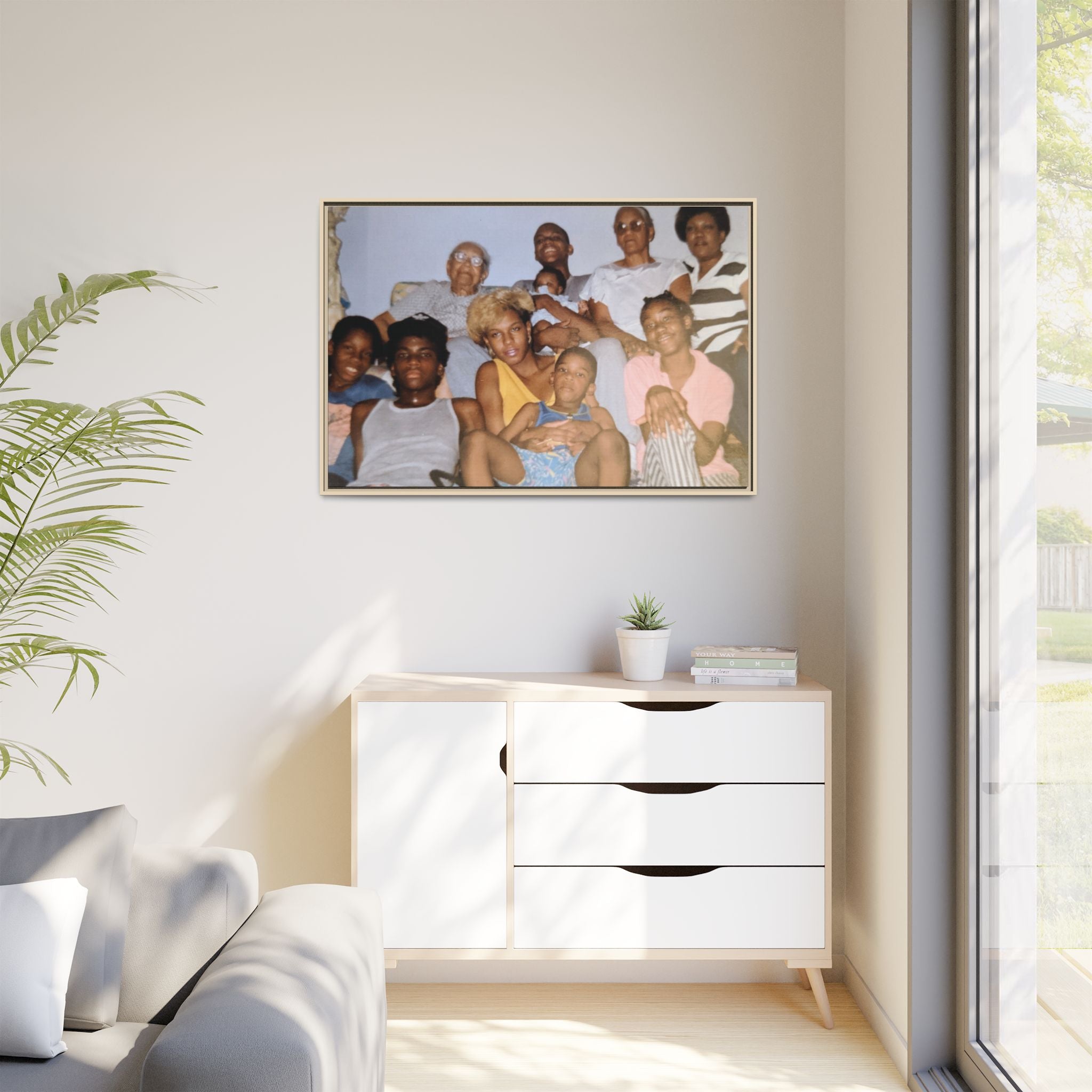 Ccustomizable Framed Canvas — Horizontal Matte Wall Art