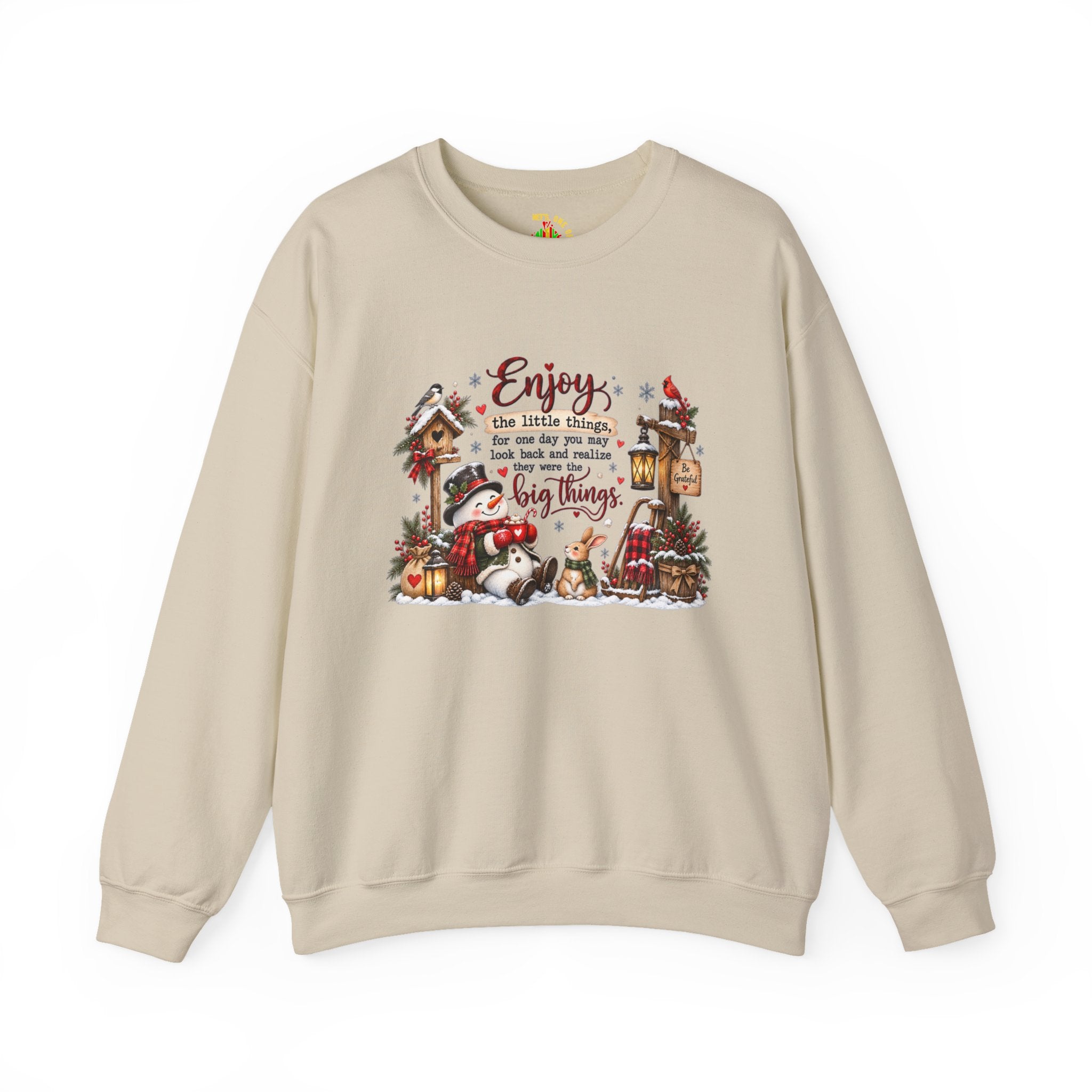 Enjoy the Little Things Christmas Crewneck Sweatshirt