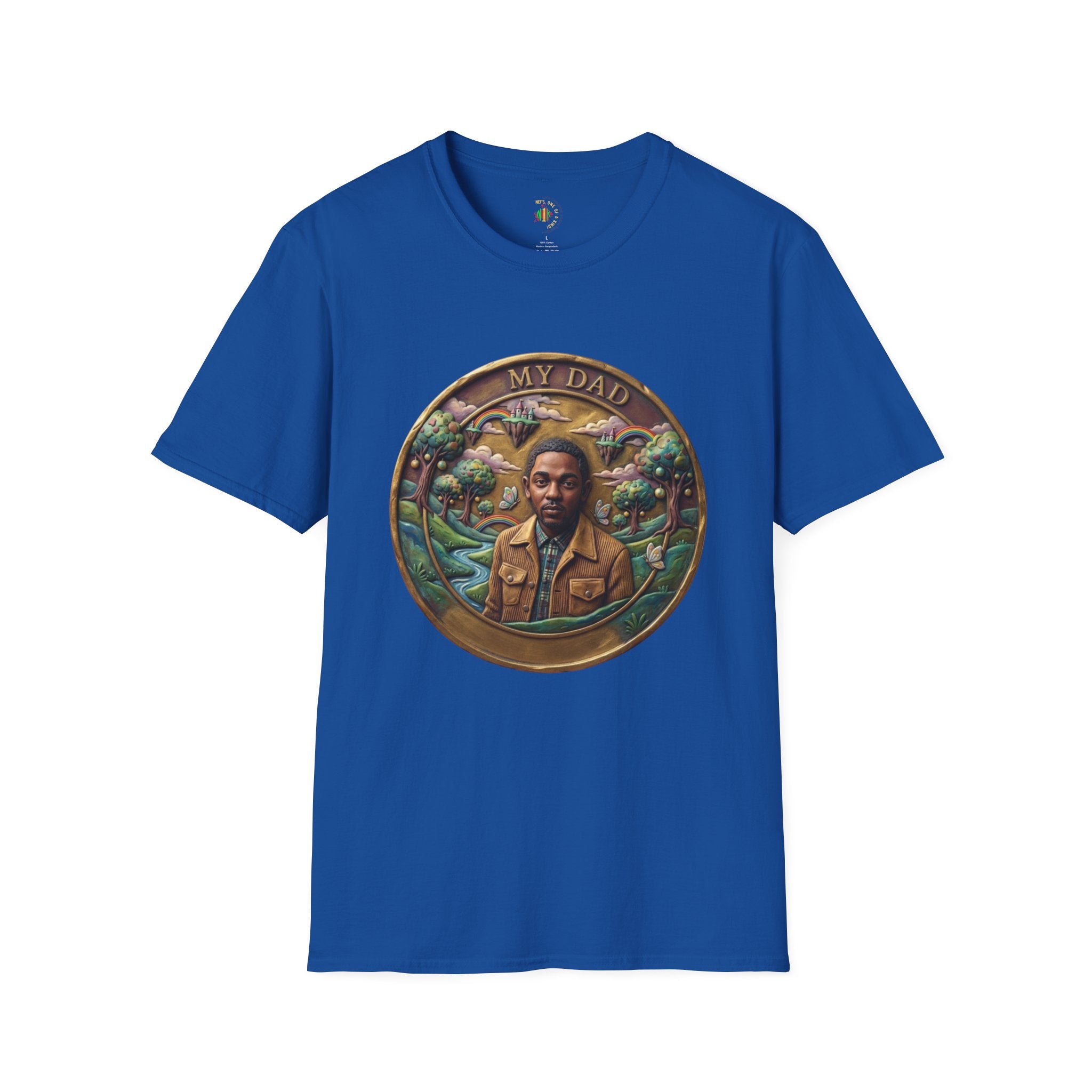 Todd Another Customized My Dad Portrait Coin Tee Graphic T-Shirt