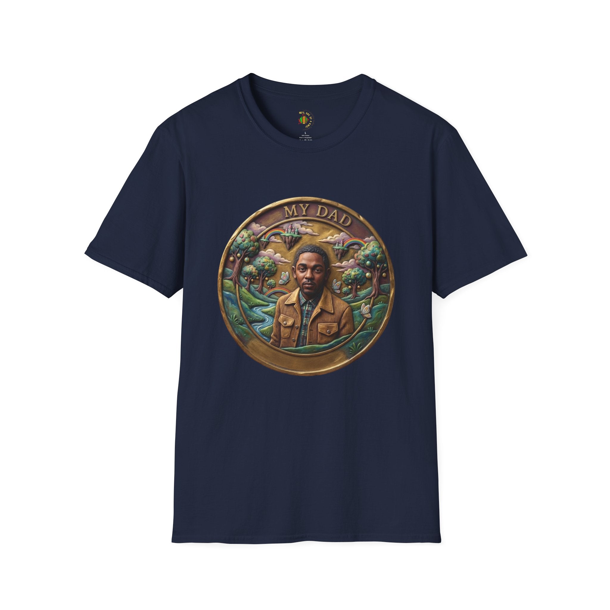 Todd Another Customized My Dad Portrait Coin Tee Graphic T-Shirt