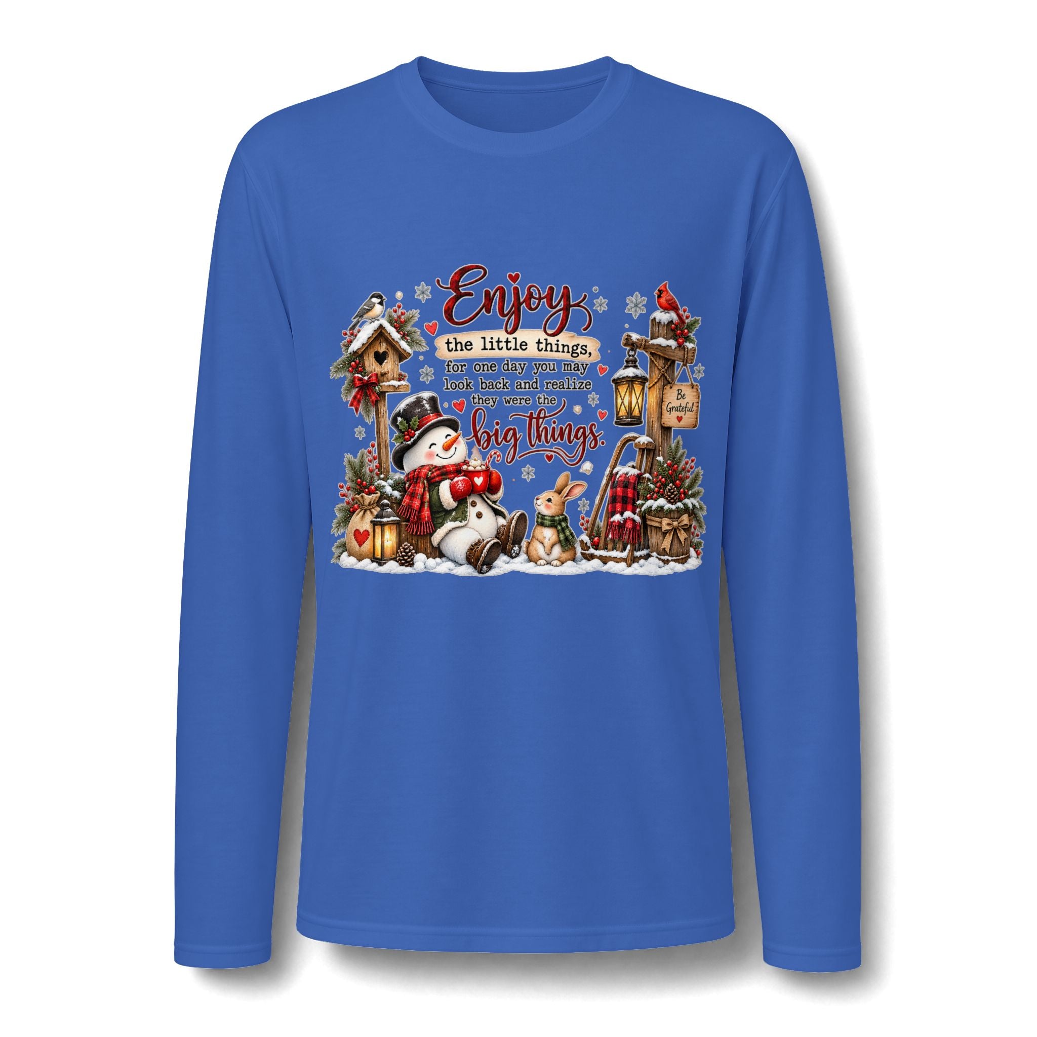 Enjoy the Little Things Christmas Long Sleeve T-Shirt
