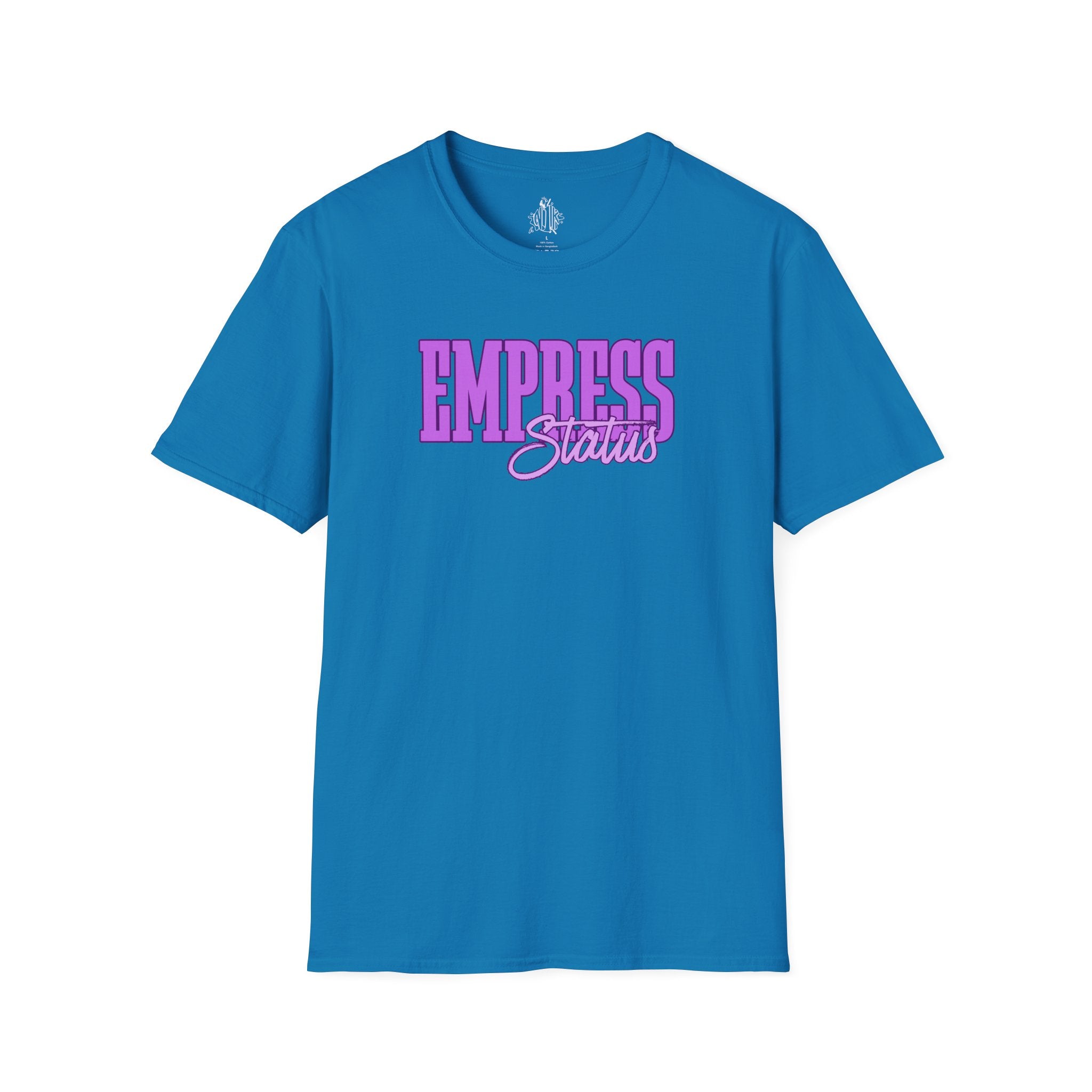 Bold Purple Print Empress Status T-shirt