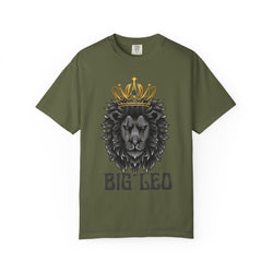 Big Leo Lion Graphic T-Shirt, Unisex Tee, Animal Lover Gift, Birthday Shirt, Astrology Apparel, Comfortable Everyday Wear