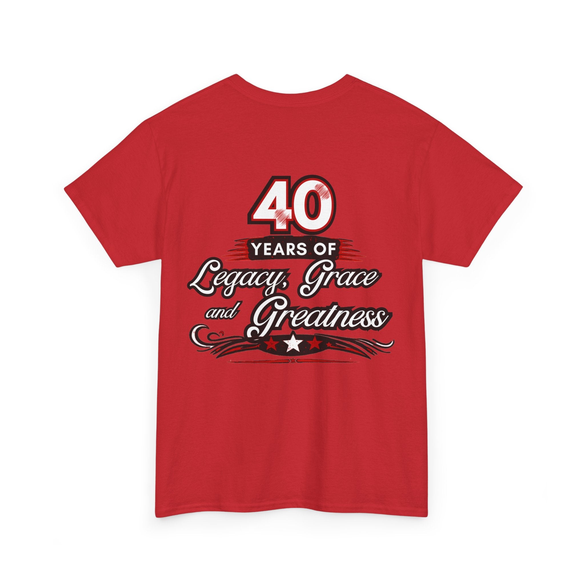 Up to 5x Class of 1986 Reunion T-Shirt — 40th Anniversary Redskins Emmerich Manual - Another Customized Smile