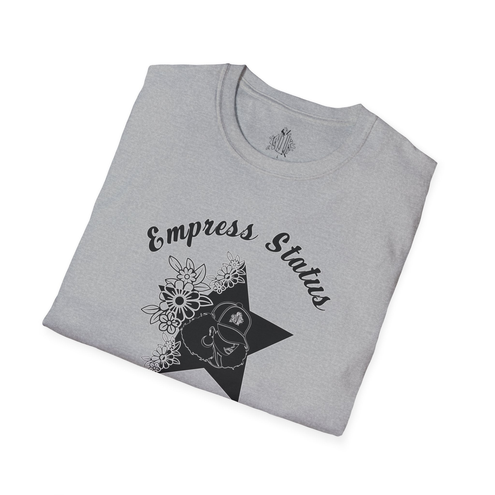 Empress Black Girl Floral Status T-shirt