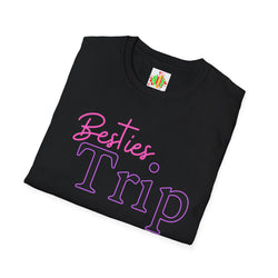 Besties Trip Unisex T-Shirt - Perfect for Friendship Celebrations, Travel, Summer Vacations, Girls’ Getaways, Matching Outfits