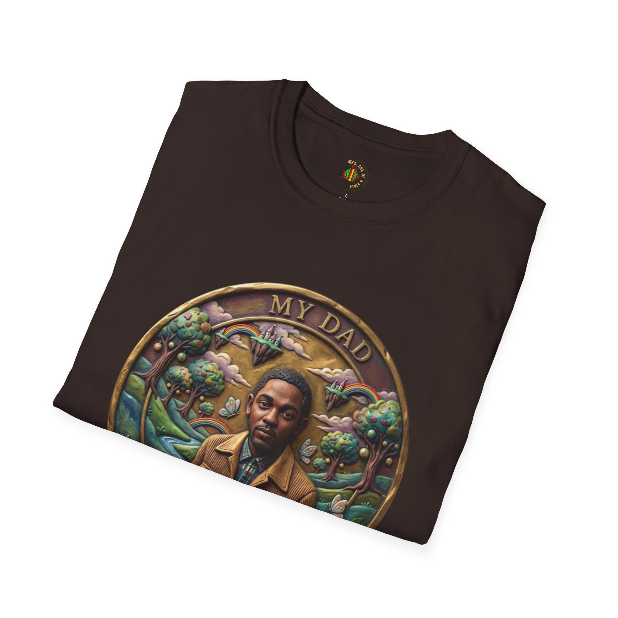 Todd Another Customized My Dad Portrait Coin Tee Graphic T-Shirt