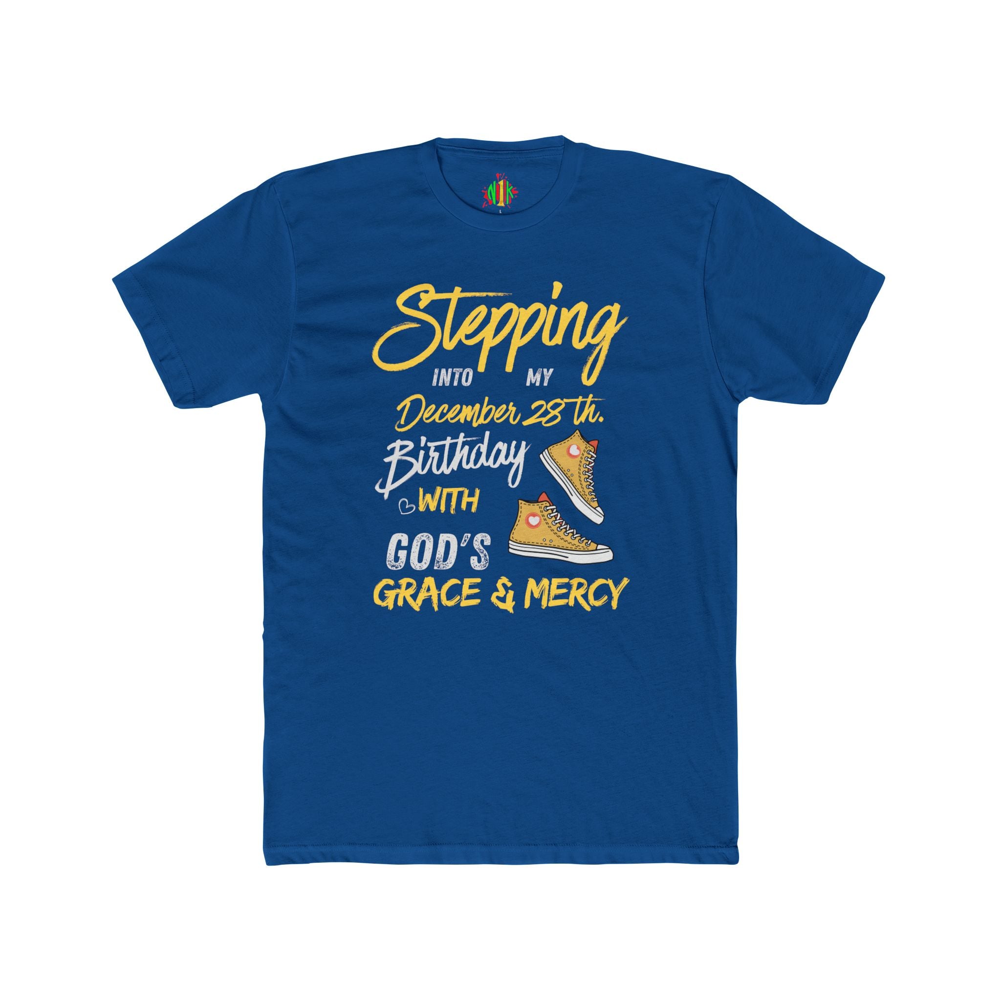 Stepping with God 'Grace & Mercy' Inspirational Birthday TeeT-ShirtGrace & Mercy