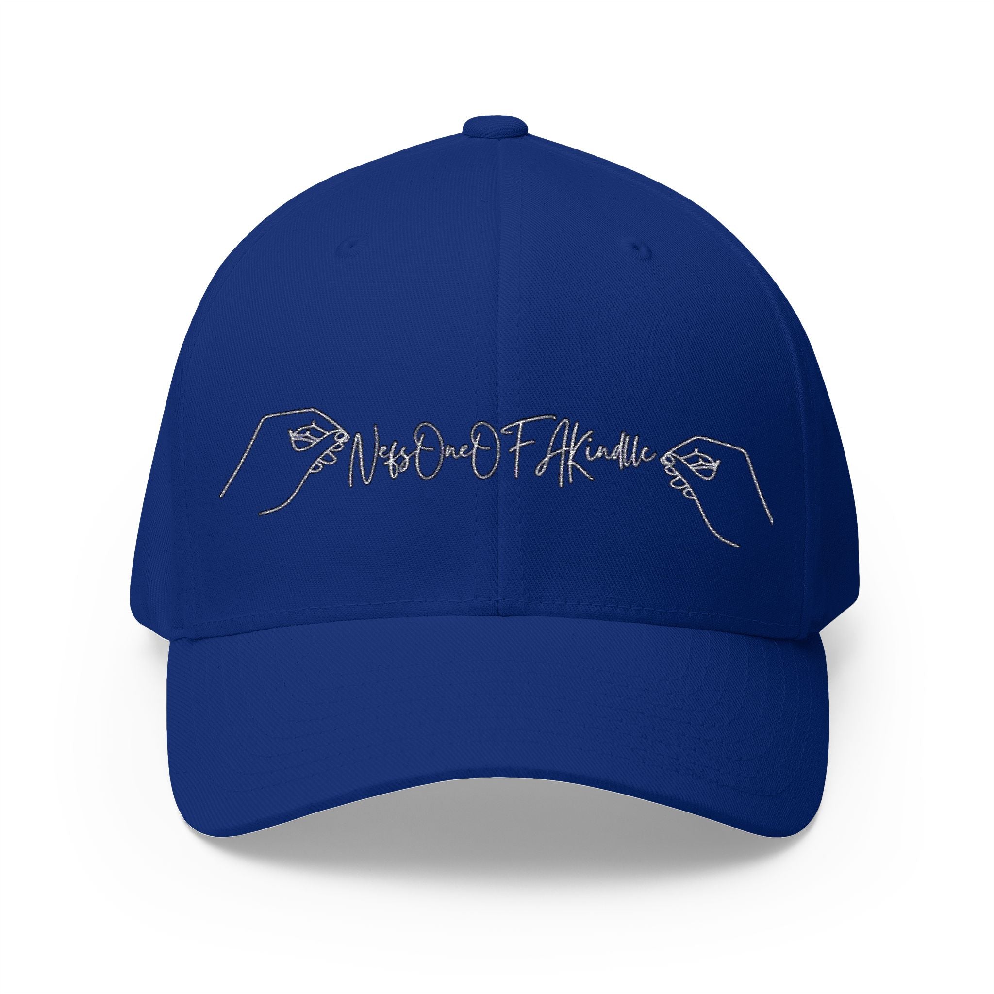 Nefs One Of A Kind Hand-Embroidered Closed-Back Cap, Casual Gift for Him or Her, Trendy Accessories for Everyday Wear
