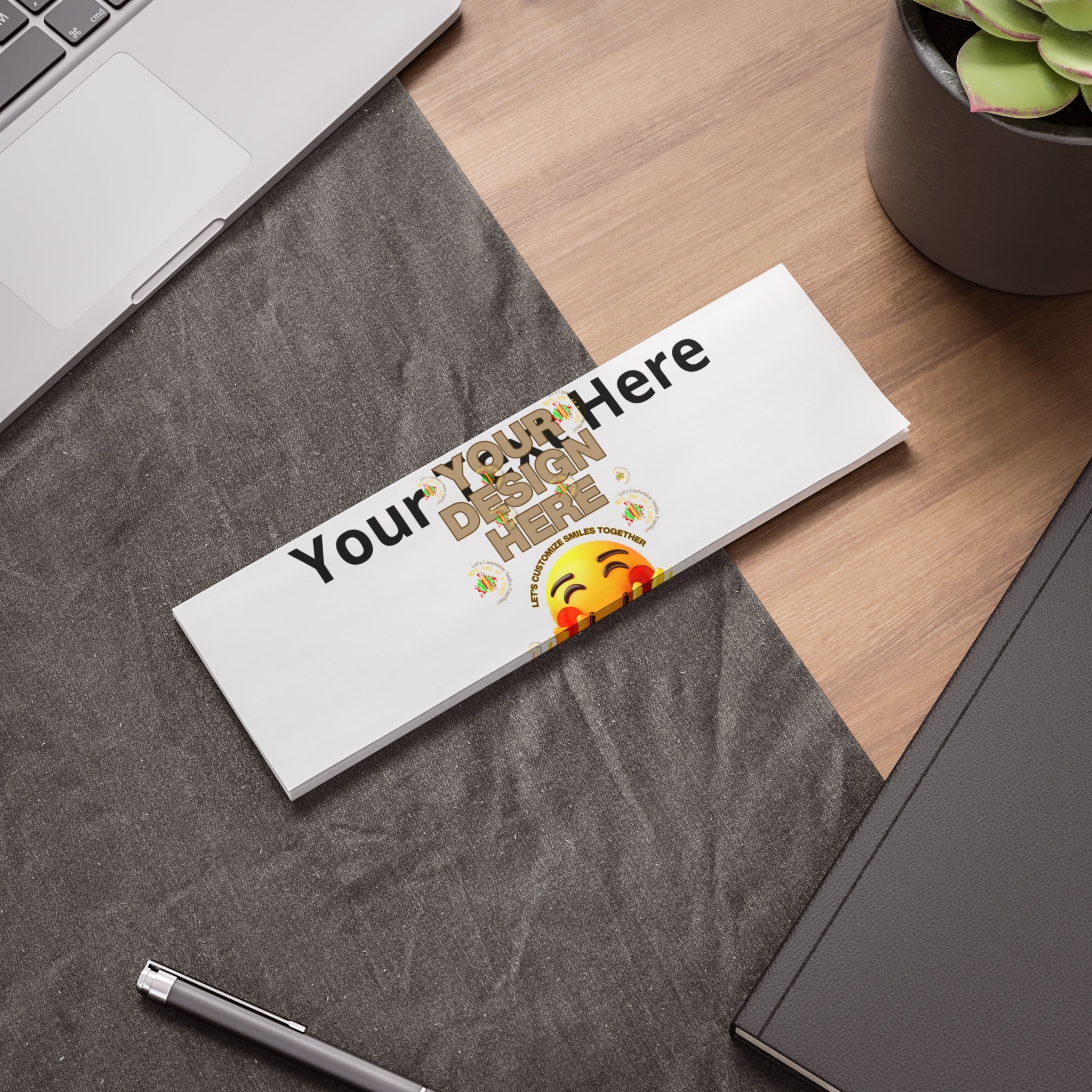 Custom Post-it Note Pad — Personalized Text & Design Sticky Notes