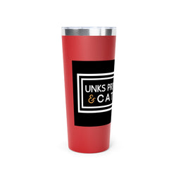 Unks Catering Custom Copper Insulated Tumbler | Hot Beverage Travel Mug | Gift for Coffee Lovers, Unique Kitchen Decor, Personalized Drinkware