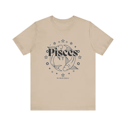 The Pisces Zodiac Unisex Casual Classic Jersey Short Sleeve Tee