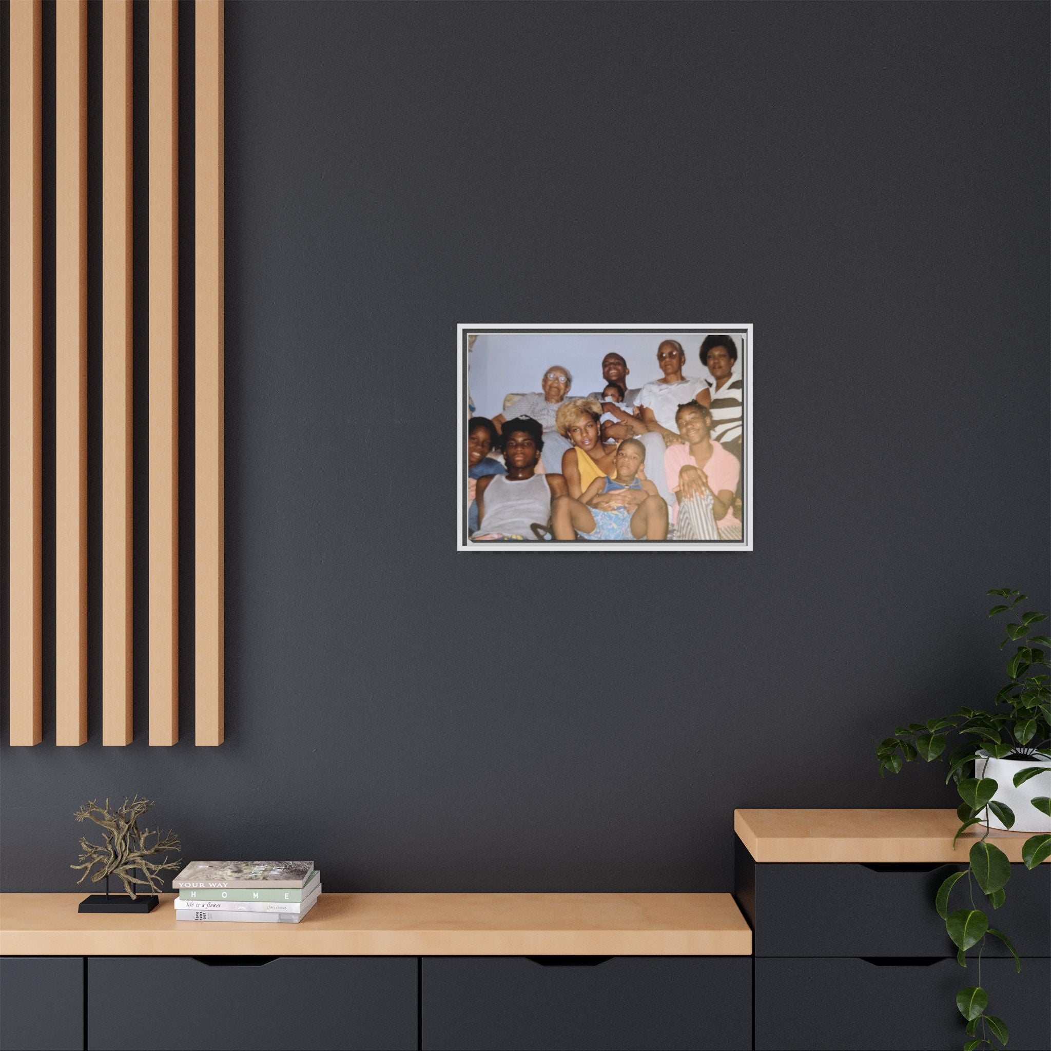 Ccustomizable Framed Canvas — Horizontal Matte Wall Art