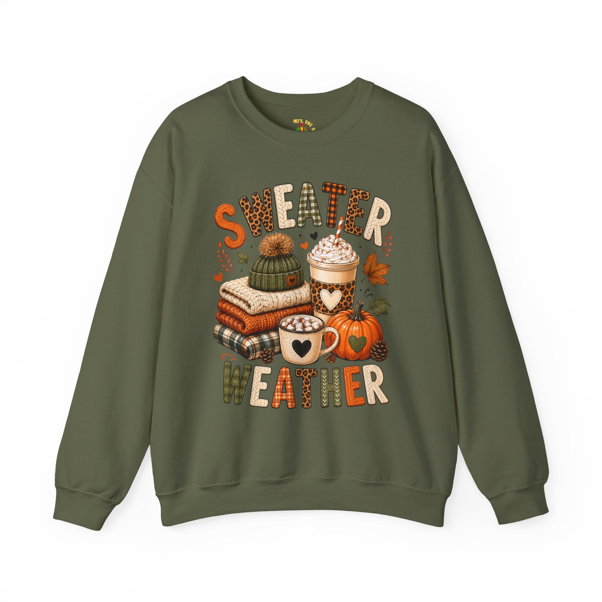 Sweater Weather Autumn Crewneck Sweatshirt