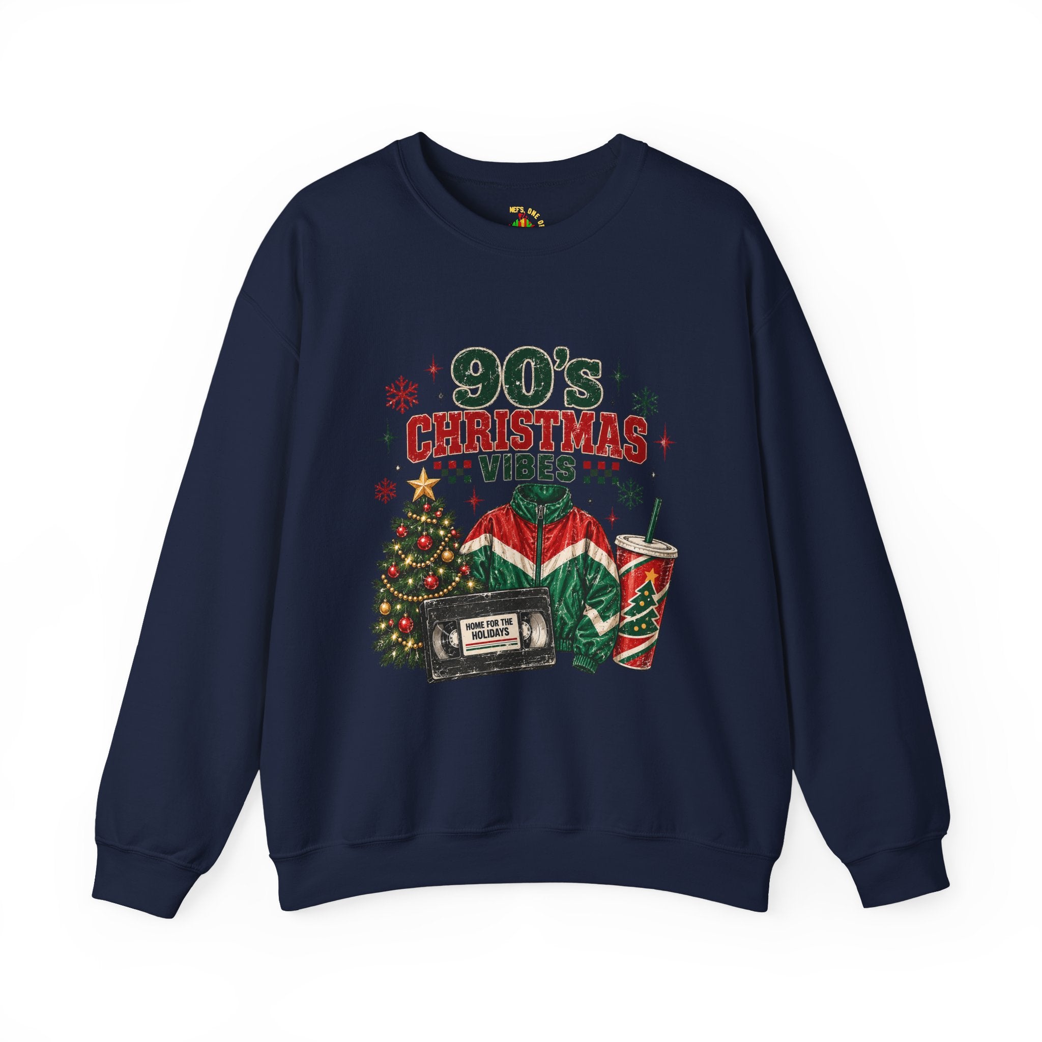 90s Christmas Vibes Crewneck Sweatshirt