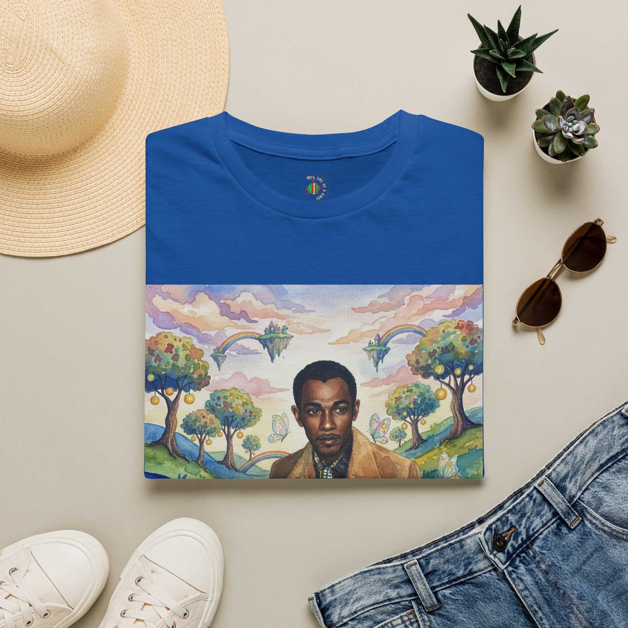 Todd Another Customized Smile Portrait Tee Graphic T-Shirt