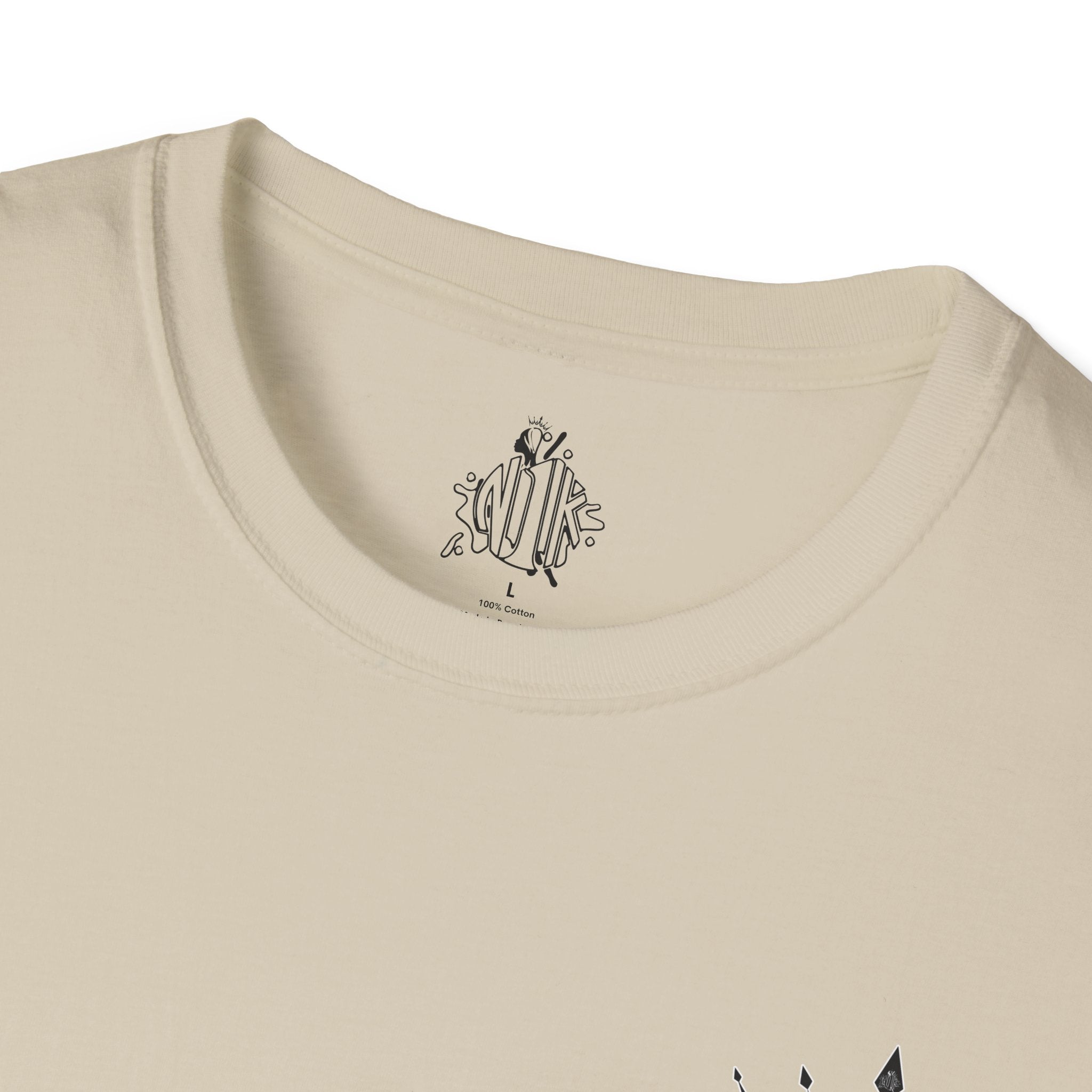 Eye of Horus Chest Logo Empress Tee — Minimal Egyptian Symbol T-Shirt
