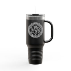 Gemini Insulated Travel Mug | Personalized 40oz Tumbler | Ideal Gift for Zodiac Lovers, Birthdays, Astrology, & Everyday Use