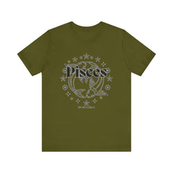 The Pisces Zodiac Unisex Casual Classic Jersey Short Sleeve Tee