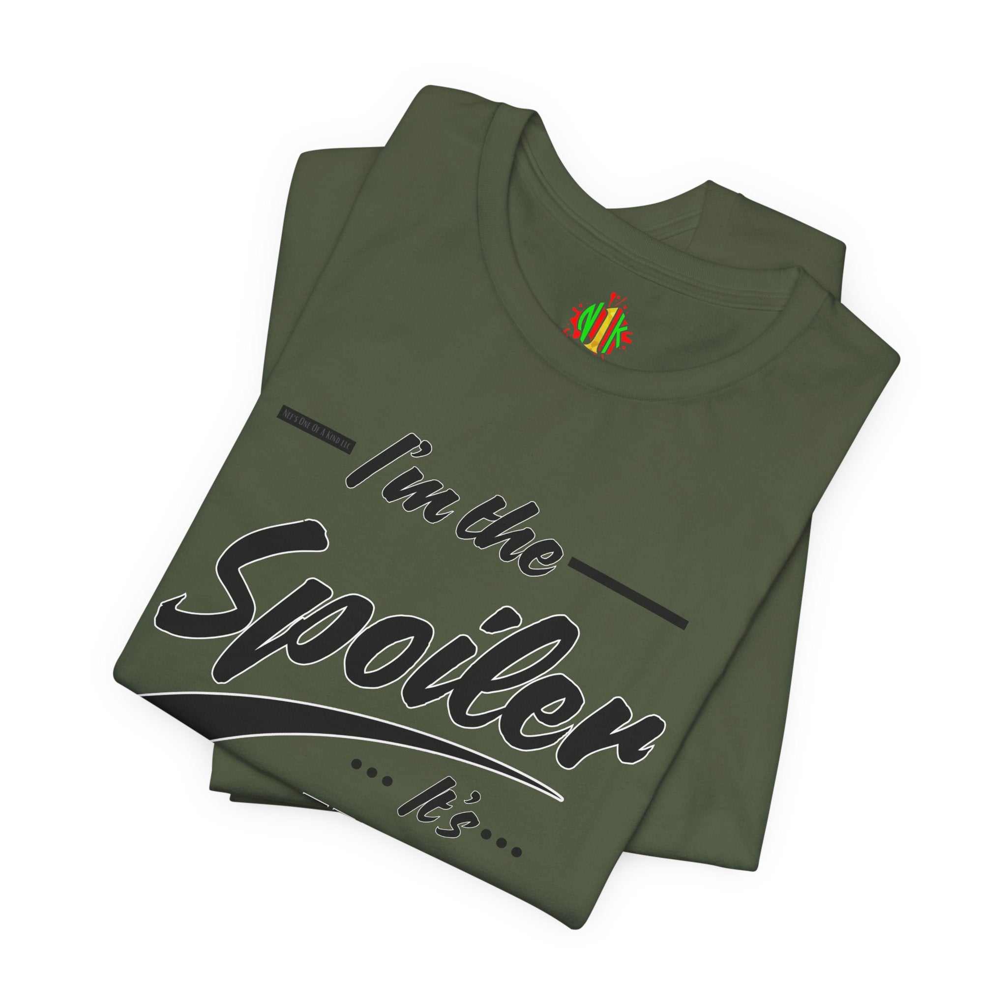 He's the Spoiler Unisex Jersey Tee - Express love for his Queen and PrT-ShirtHe’s the Spoiler Unisex Jersey Tee