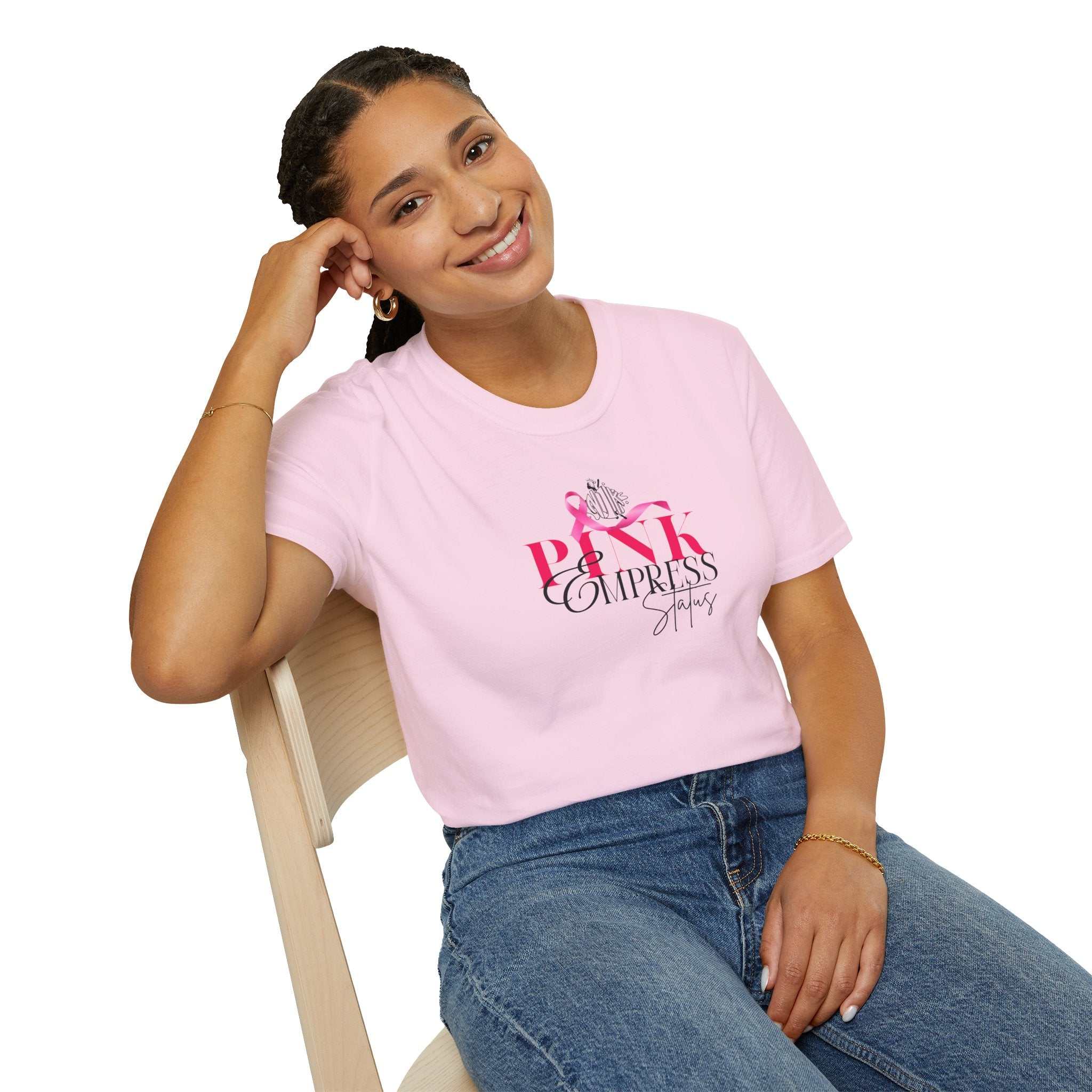 Pink Empress Ladies T-Shirt – 'Pink Empress' Script Graphic
