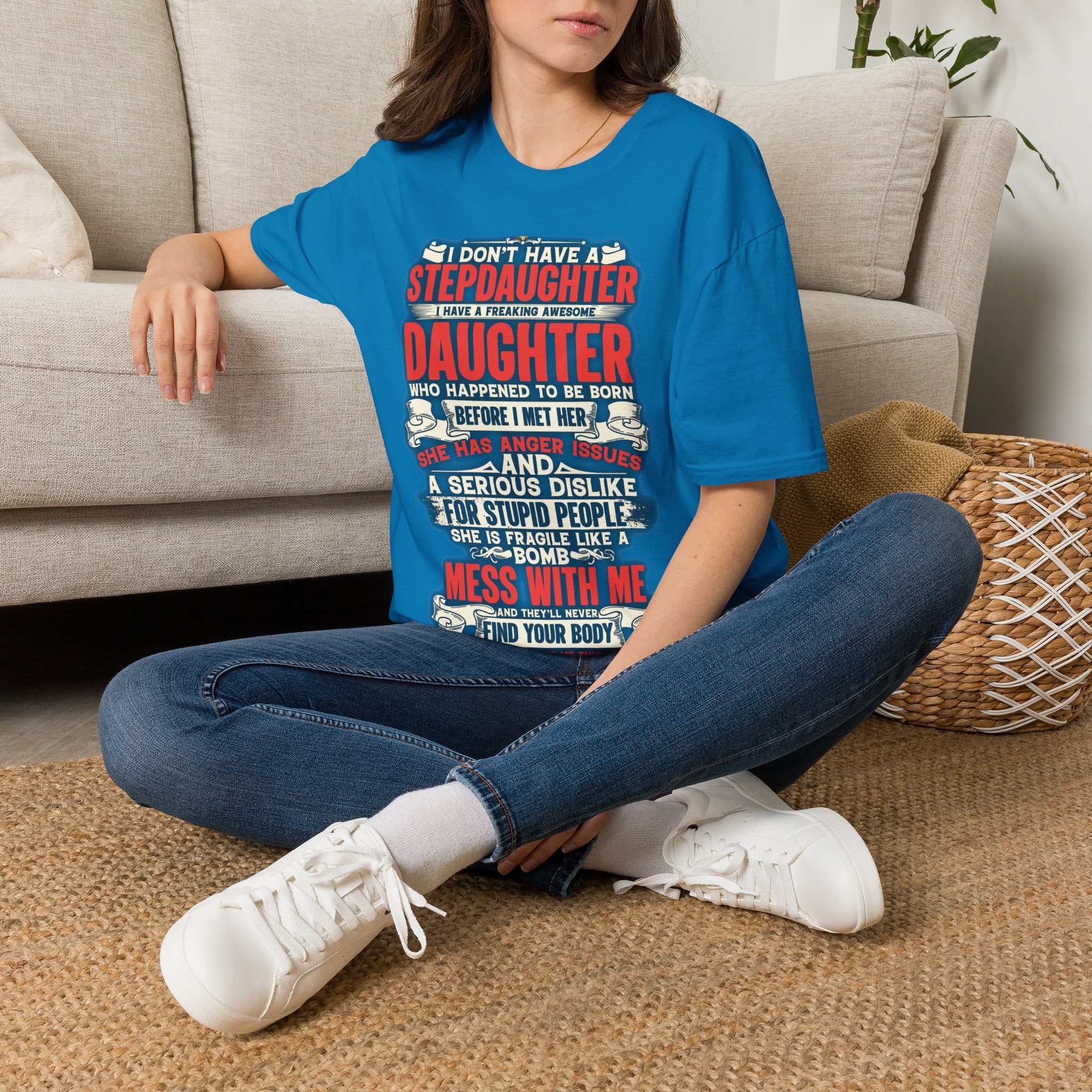 The love of a stepdaughter from a Stepfather Short Sleeve Tee