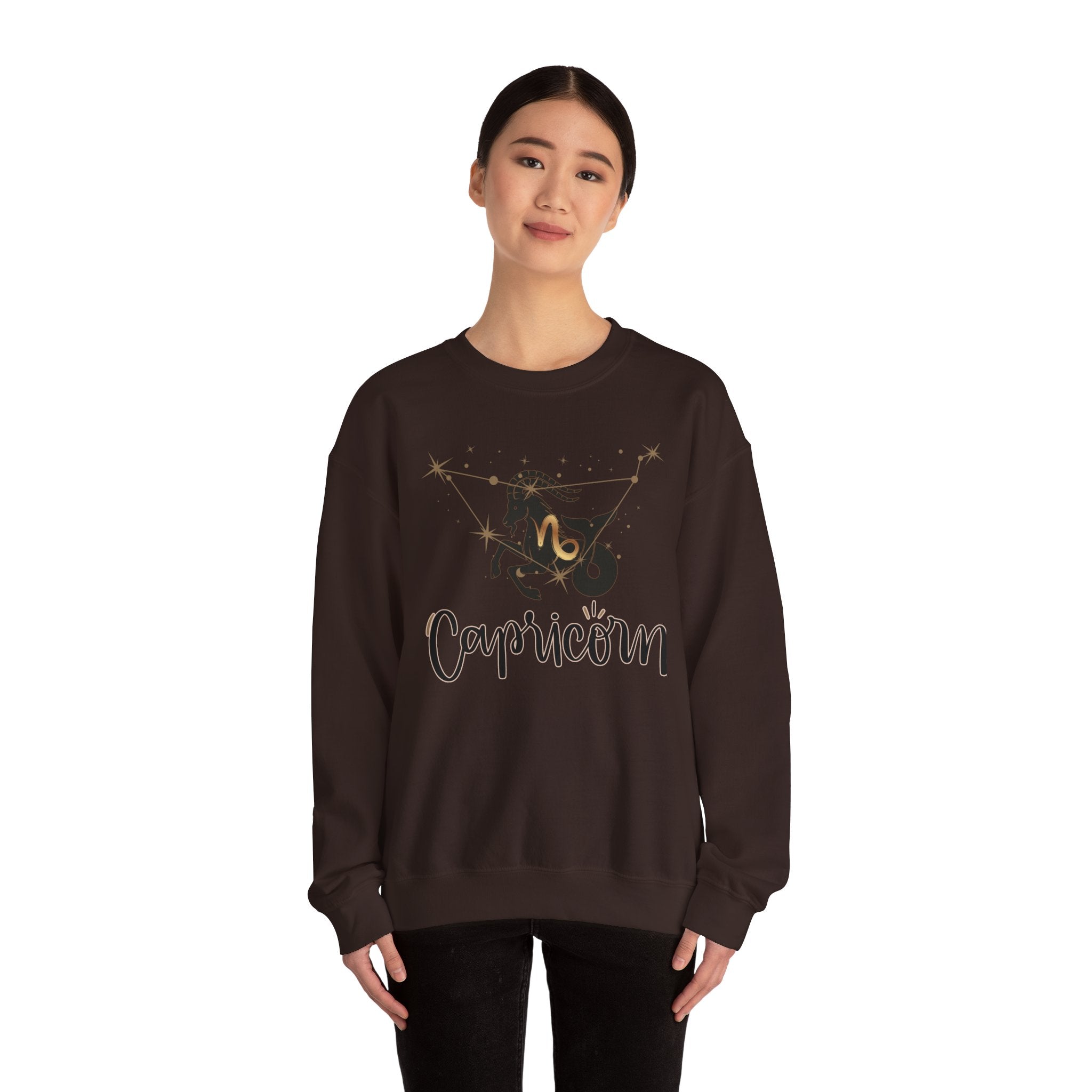 Capricorn Unisex Casual Crewneck Sweatshirt