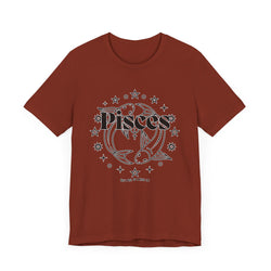 The Pisces Zodiac Unisex Casual Classic Jersey Short Sleeve Tee