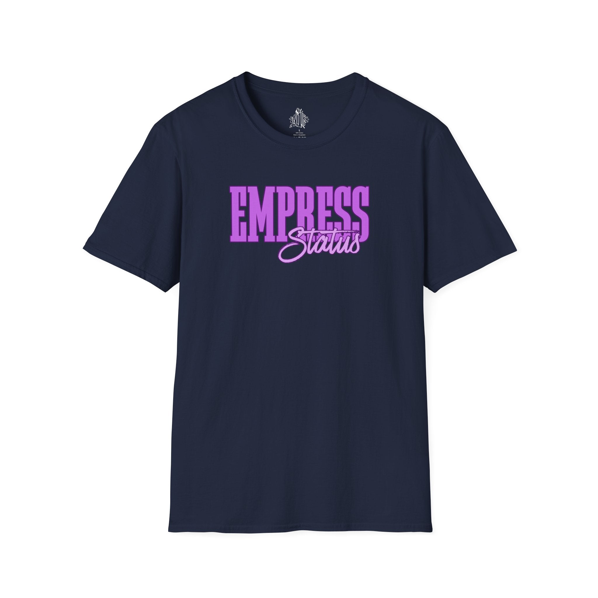Bold Purple Print Empress Status T-shirt