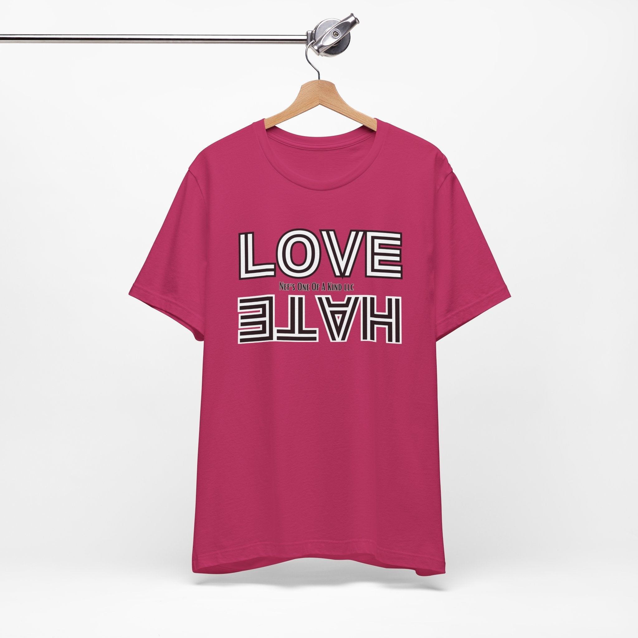 Love / Hate Short Unisex Sleeve Tea