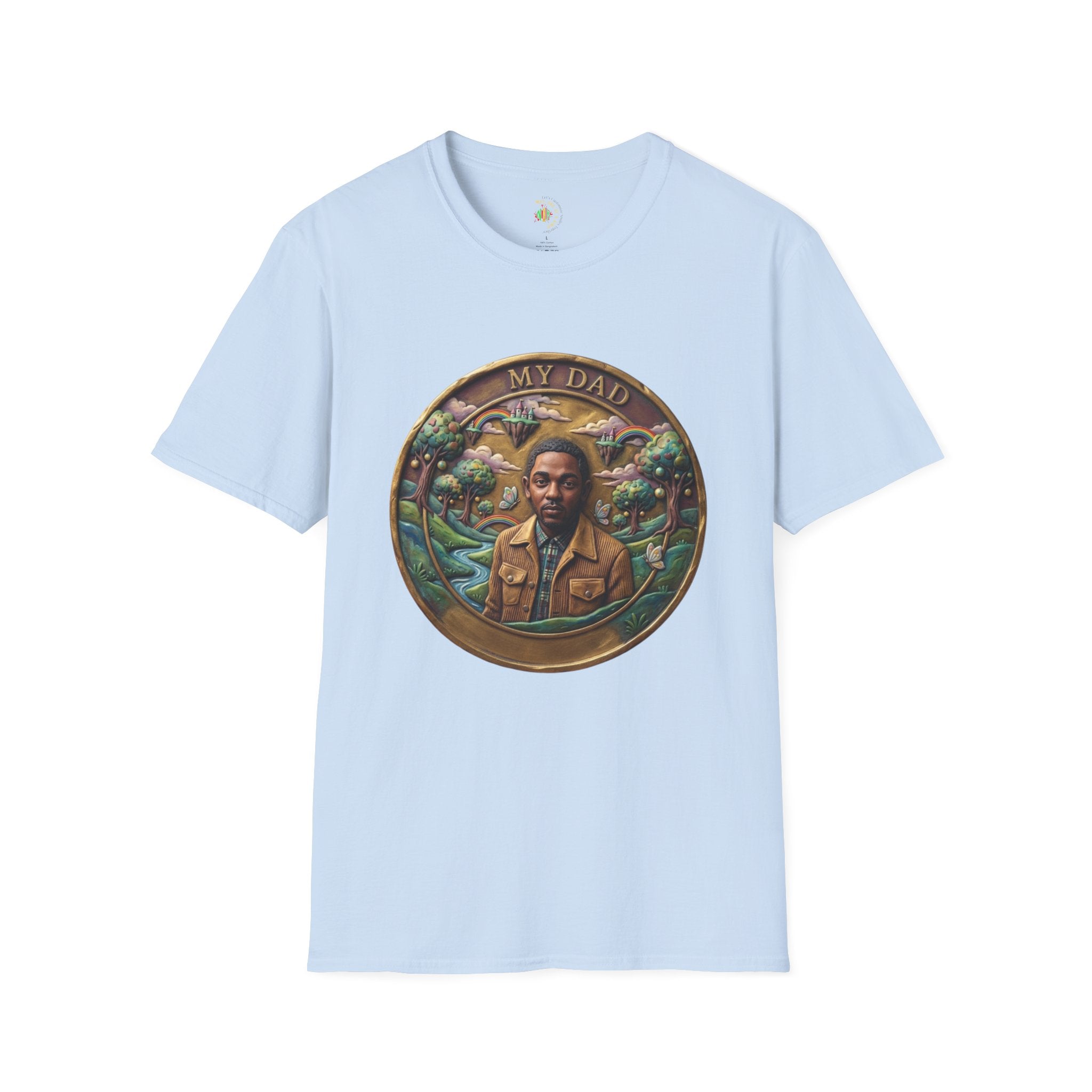 Todd Another Customized My Dad Portrait Coin Tee Graphic T-Shirt