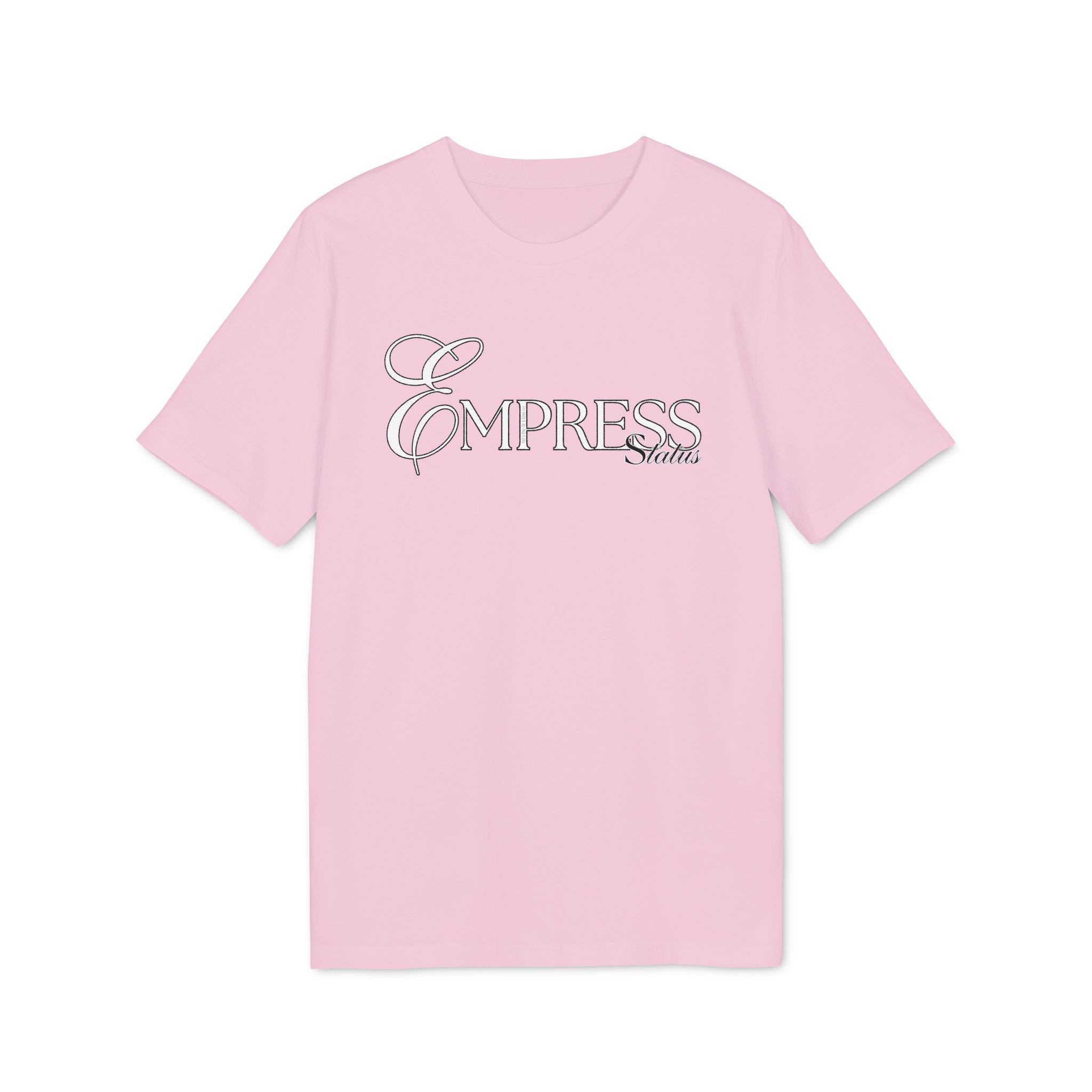 Empress Status Embroidered T-Shirt for Creators, Fashionable Graphic TT-ShirtEmpress Status Embroidered T-Shirt