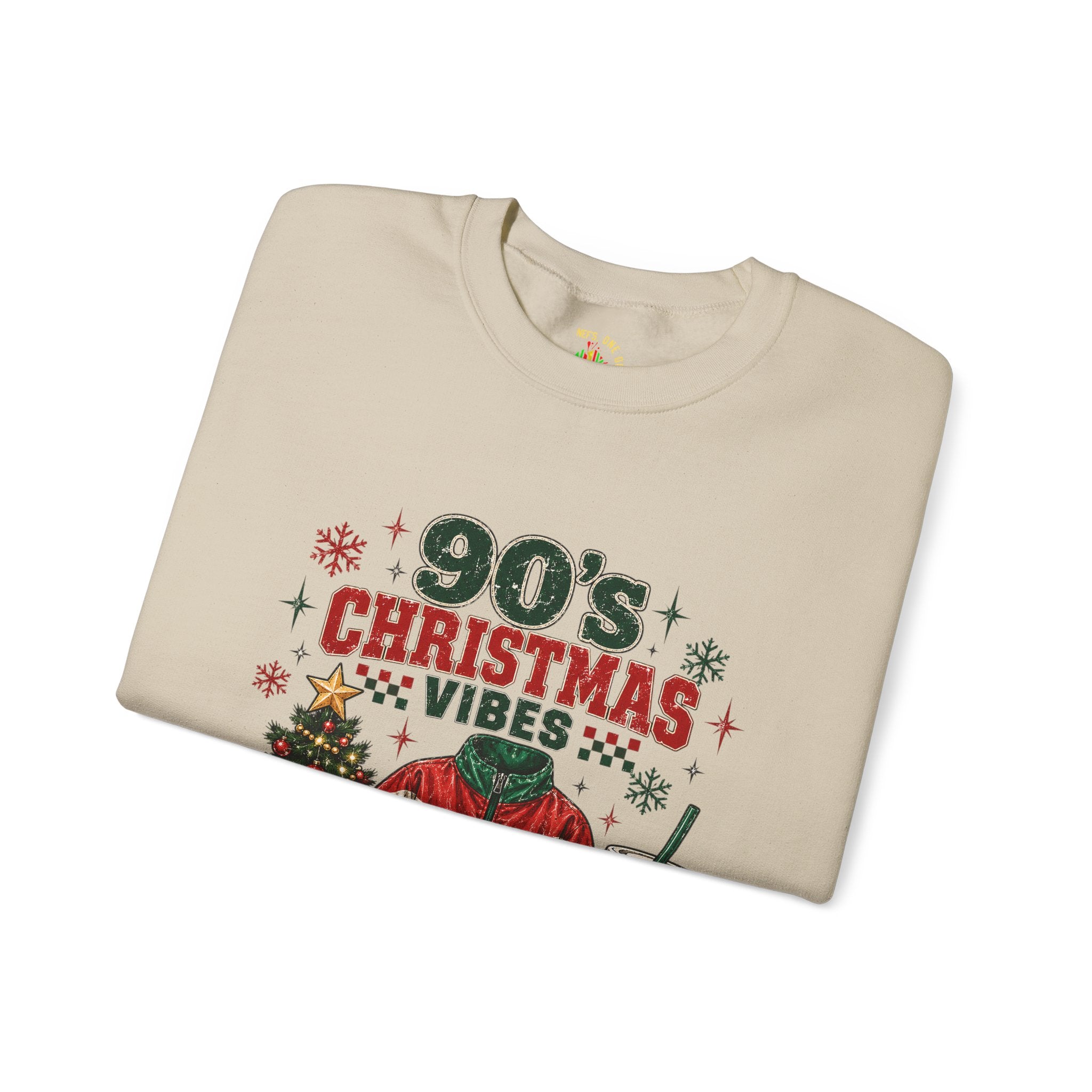 90s Christmas Vibes Crewneck Sweatshirt