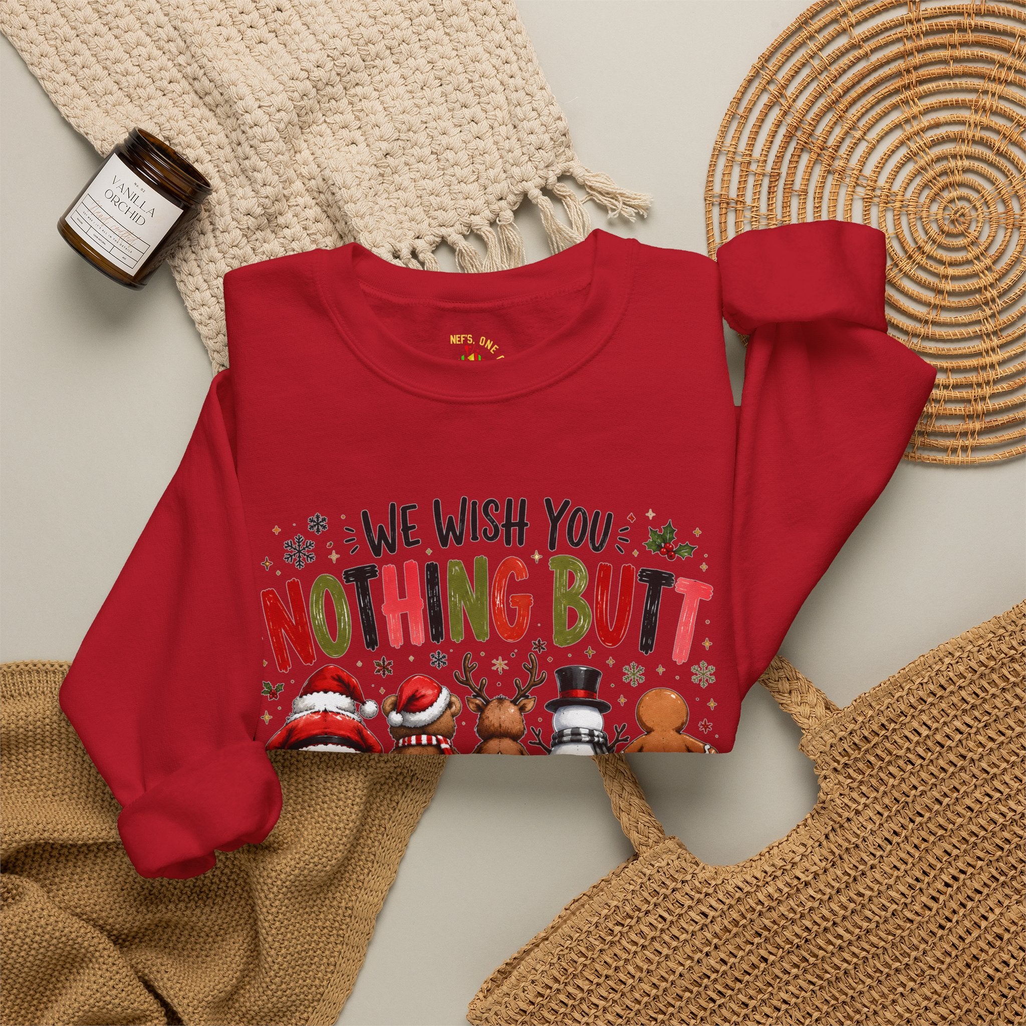 We Wish You Nothing But a Merry Christmas Crewneck Sweatshirt
