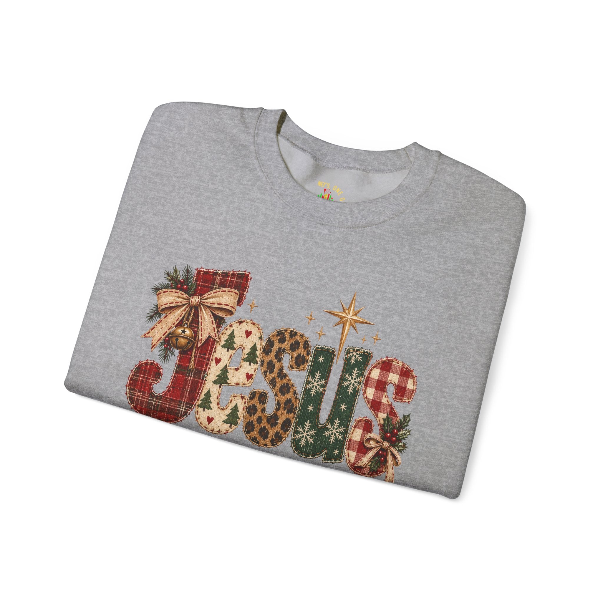 Festive Christmas Reindeer Crewneck Sweatshirt