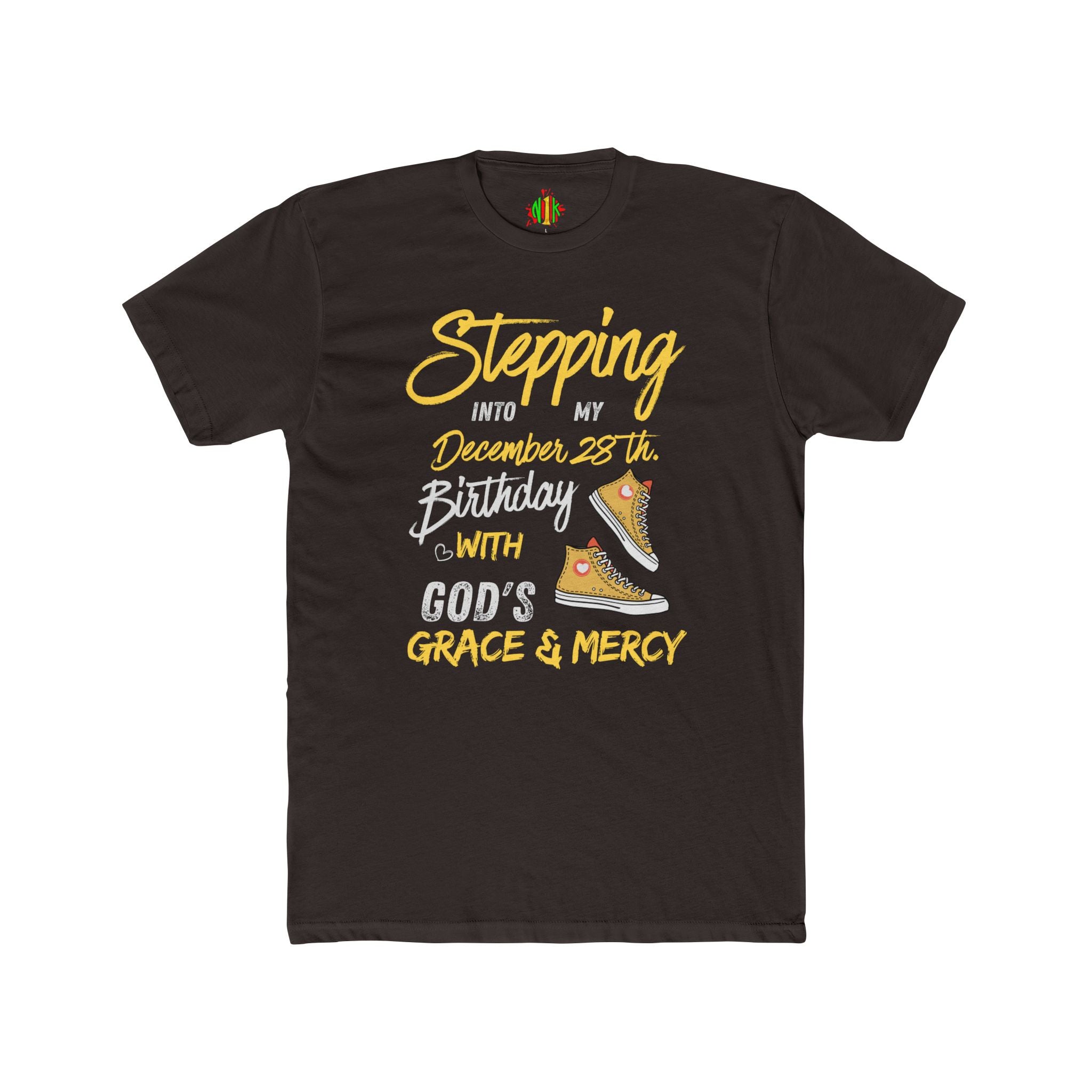 Stepping with God 'Grace & Mercy' Inspirational Birthday TeeT-ShirtGrace & Mercy