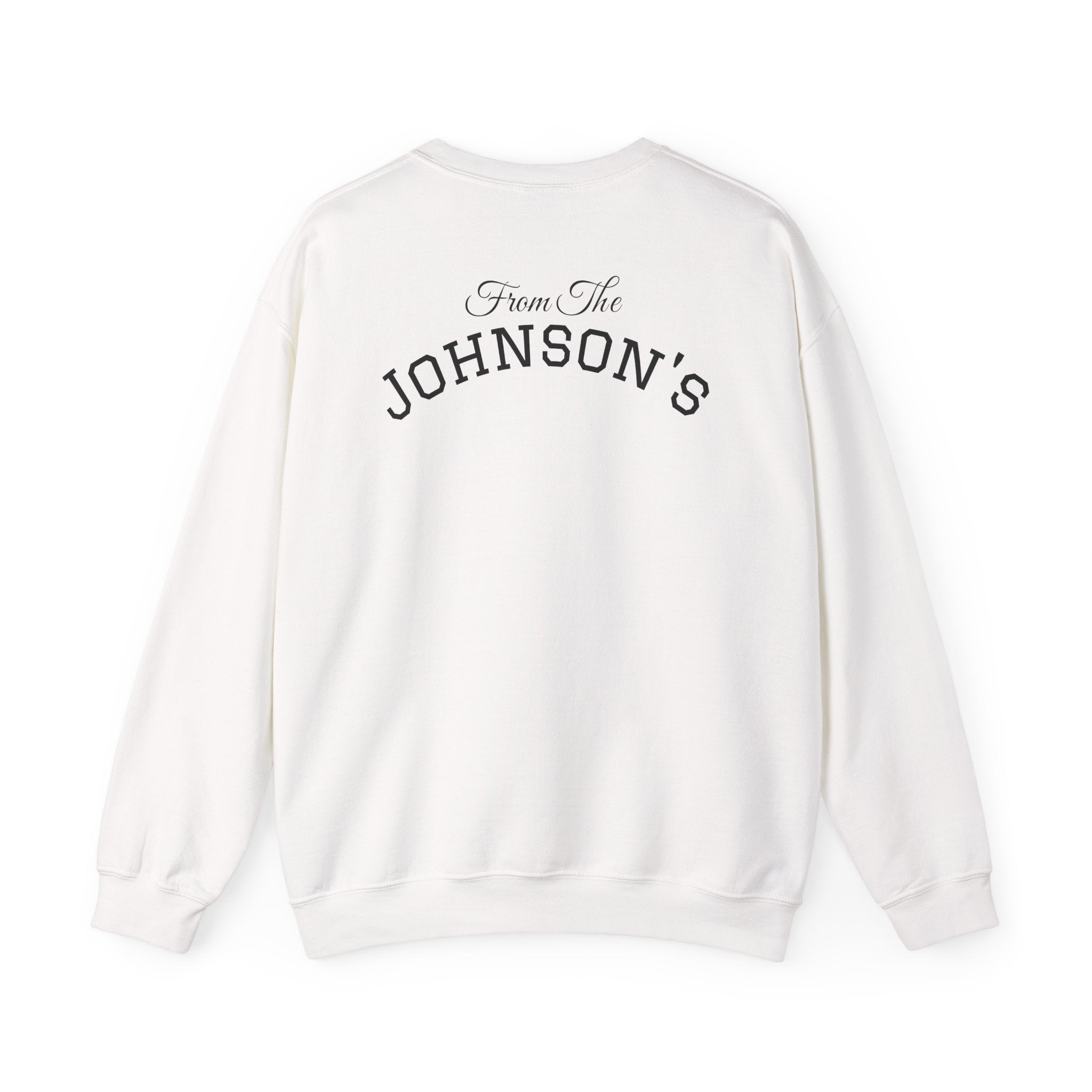 Merry Christmas Personalized Family Name Sweatshirt