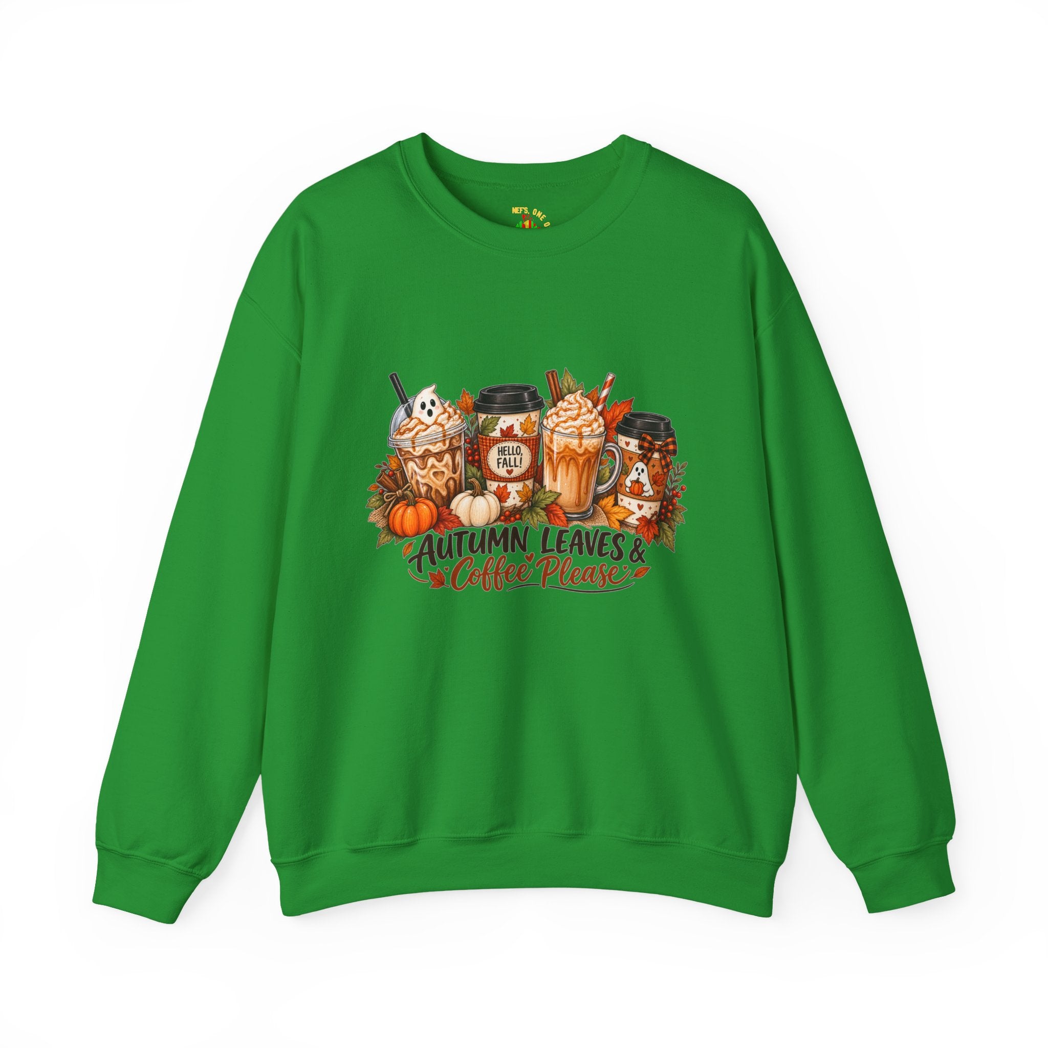 Autumn Leaves & Coffee Please Sweatshirt