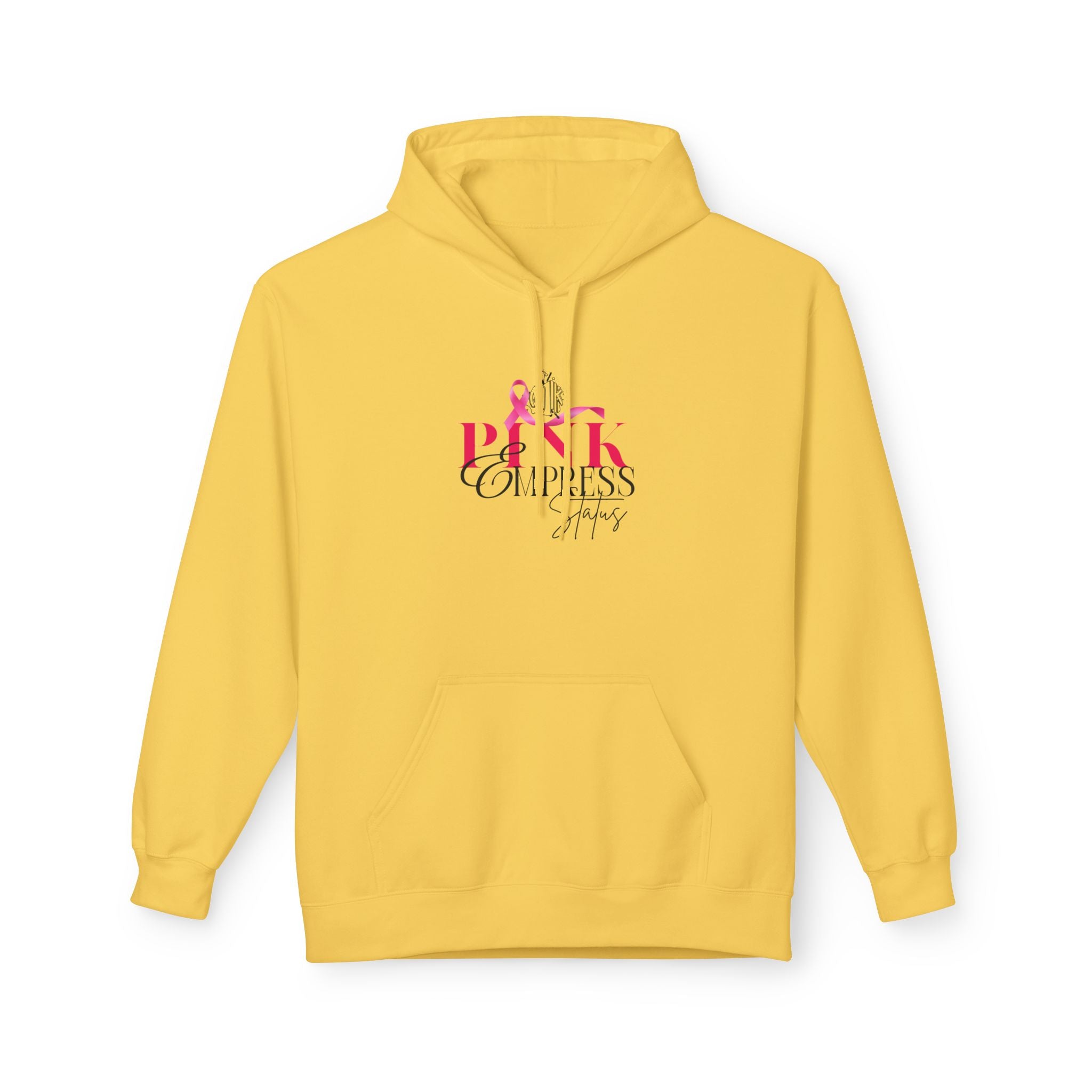 N1K Empress Status Pink Ribbon Breast Cancer Awareness Hoodie — PINK Breast Cancer Support Pullover