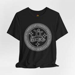 Gemini Zodiac Tee: Stylish Astrology Shirt for Astronomy Lovers, Birthday Gift, Unisex Tee, Horoscope Apparel, Casual Wear