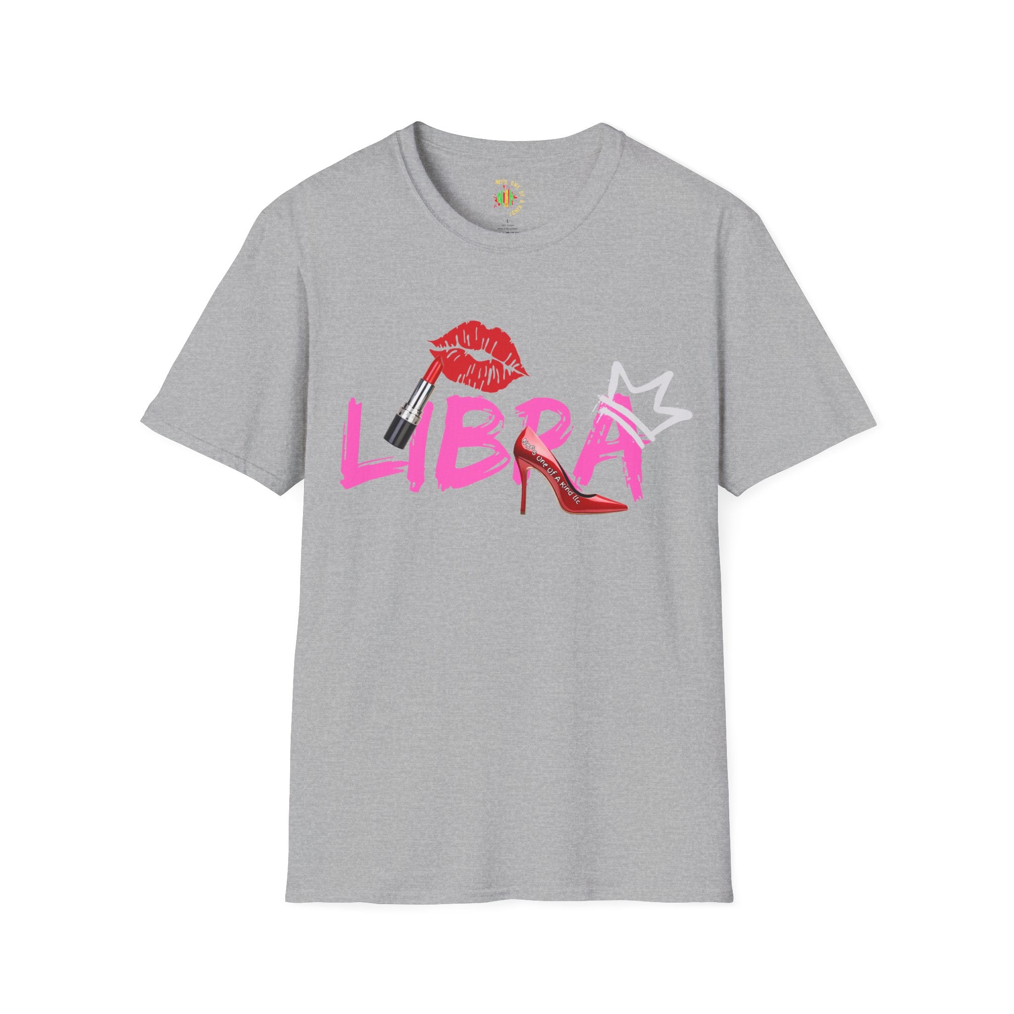 Libra Lipstick Tee — Zodiac Libra Graphic T-Shirt