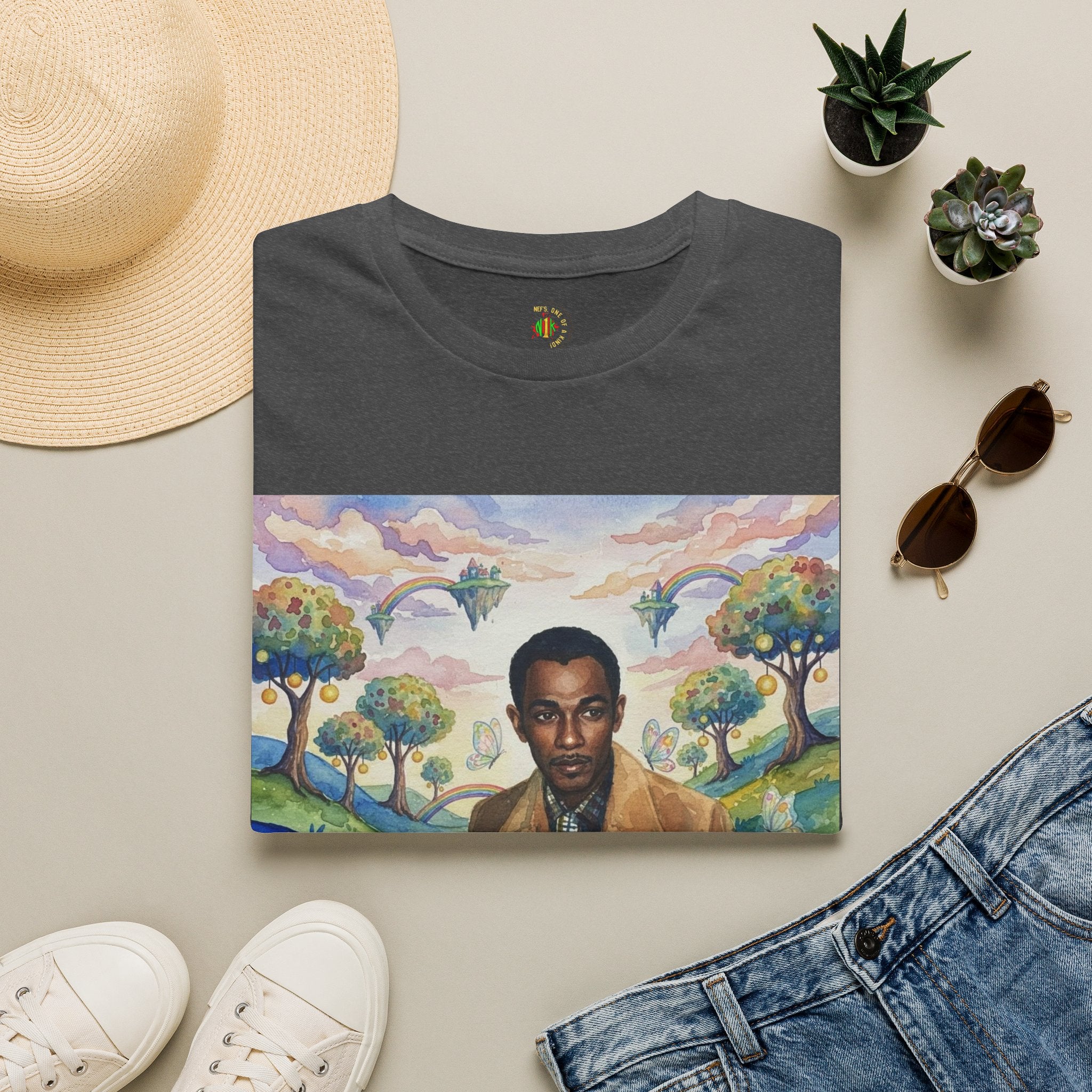 Todd Another Customized Smile Portrait Tee Graphic T-Shirt